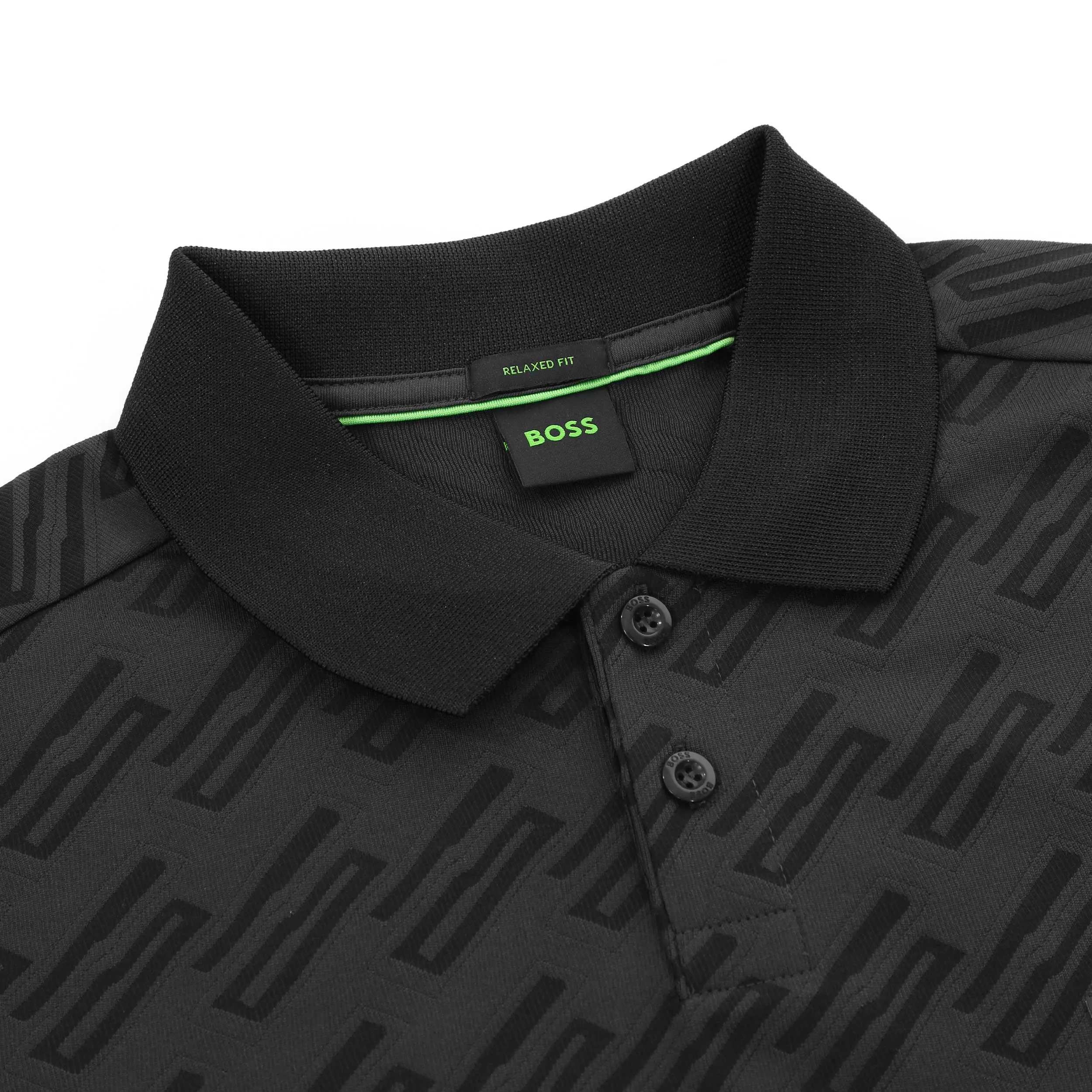 BOSS Pirax Polo Shirt in Charcoal