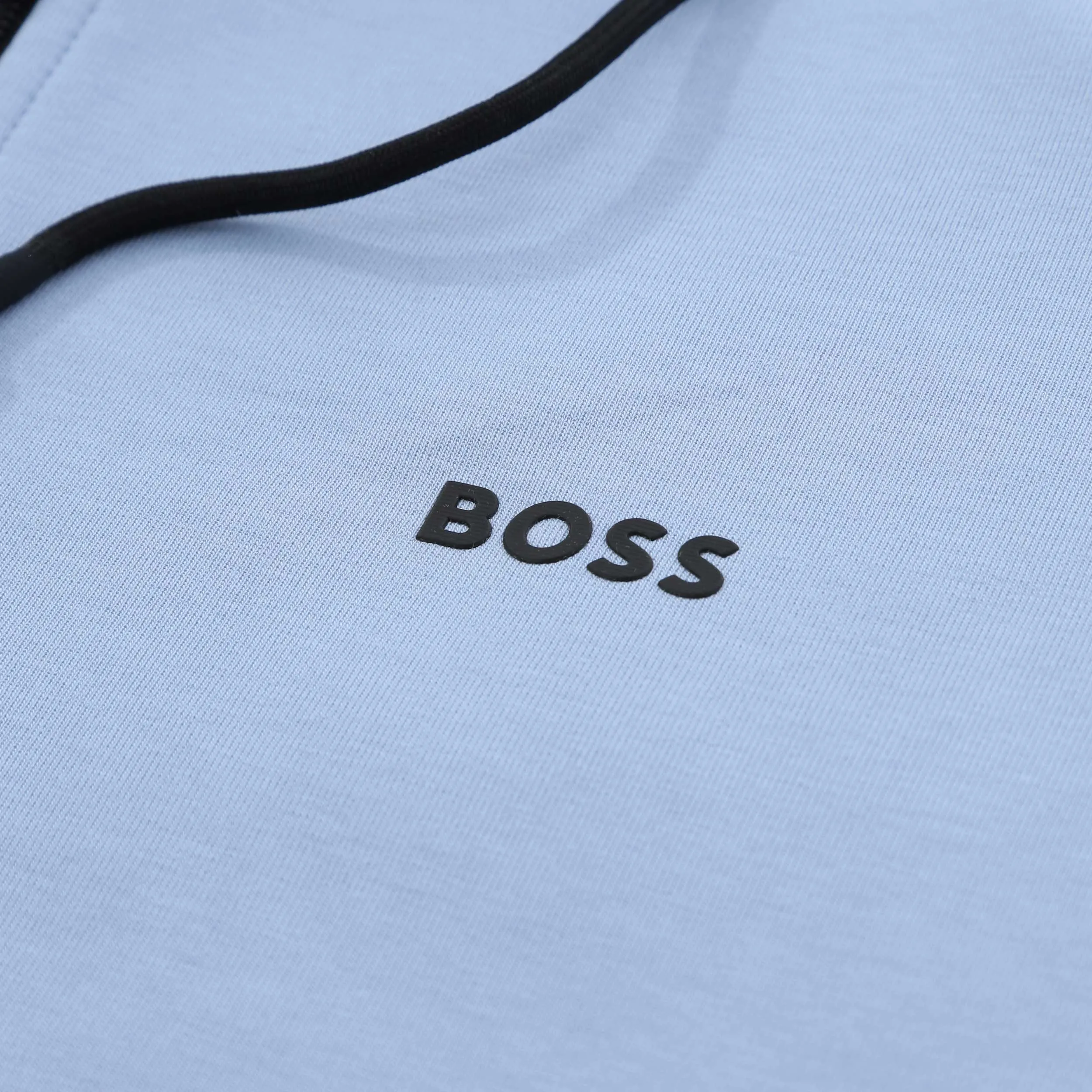 BOSS Saggy 1 Hoodie Sweat Top in Sky Blue