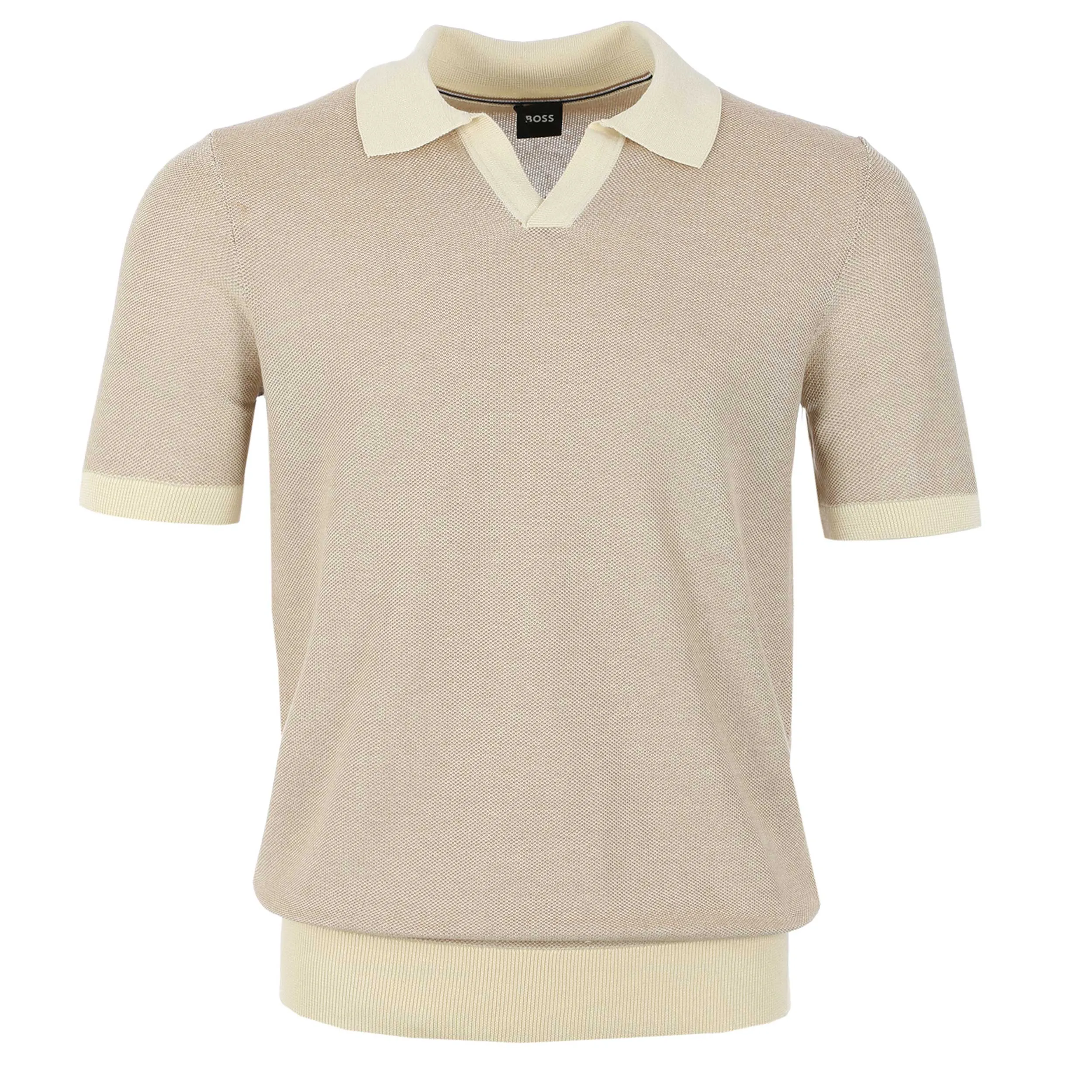 BOSS Tempio Polo Shirt in Beige