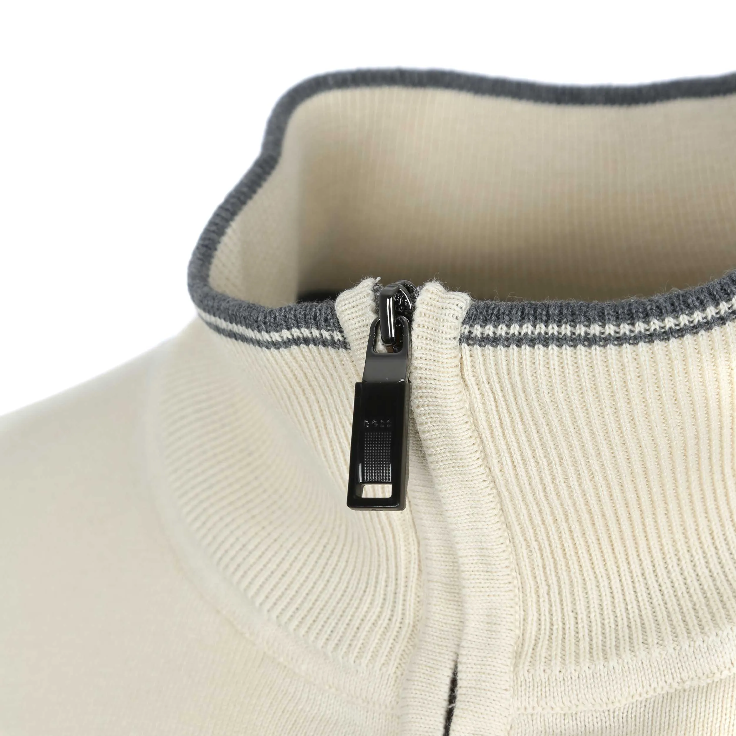 BOSS Zitom W22 Knitwear in Open White