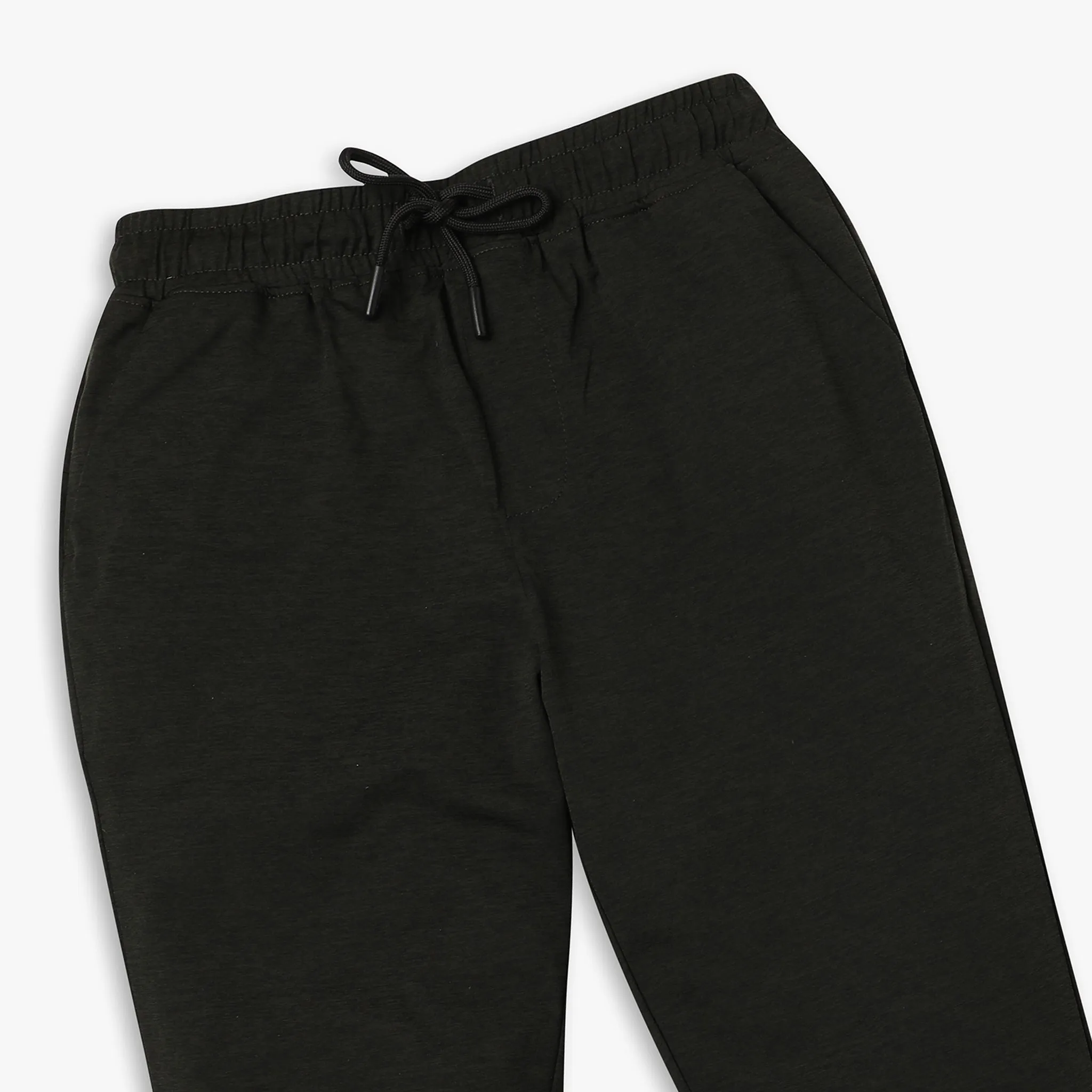 Boy's Regular Fit Solid Mid Rise Trackpants