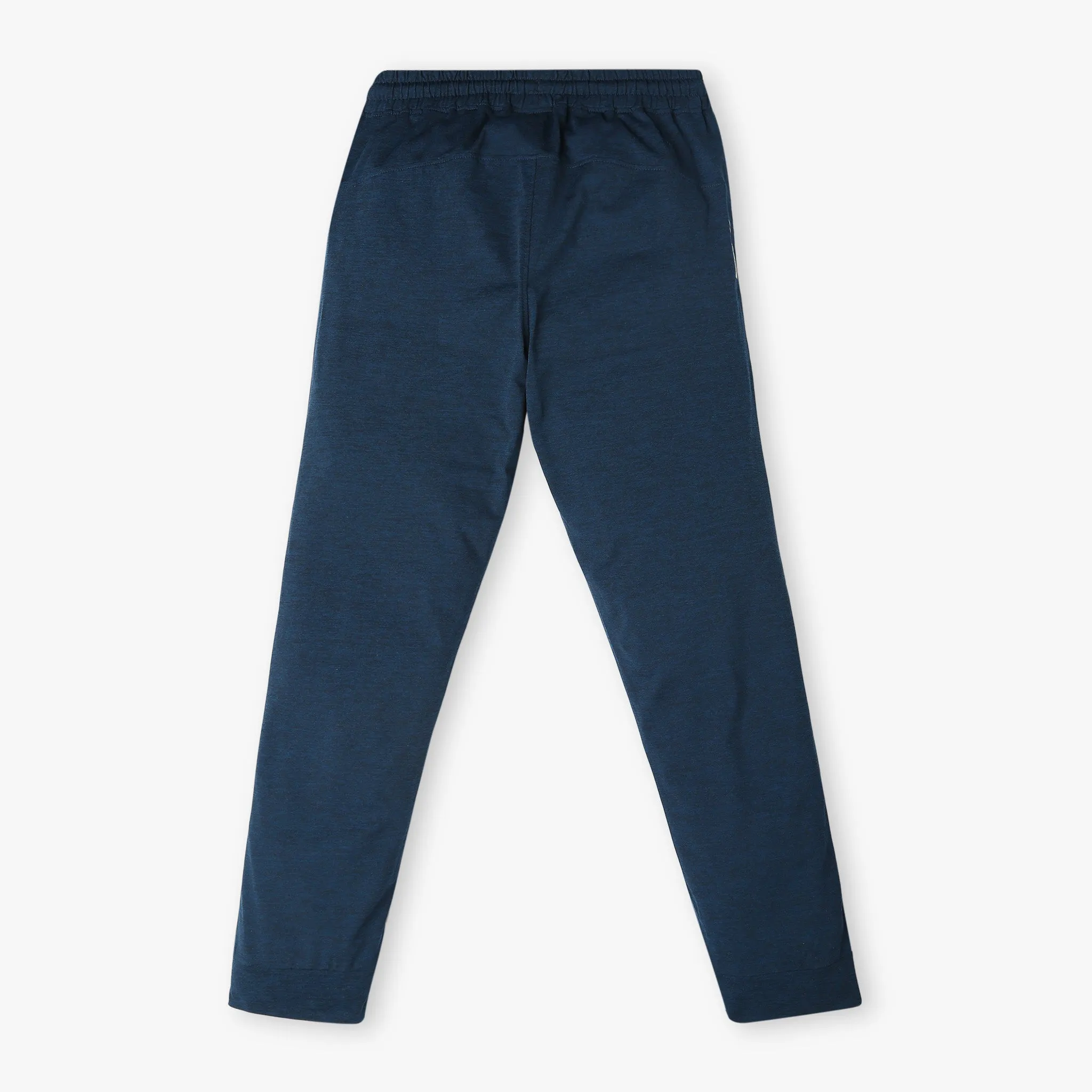 Boy's Regular Fit Solid Mid Rise Trackpants