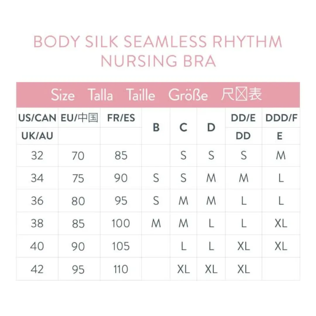 Bravado Body Silk Seamless Rhythm Nursing Bra - Black Spacedye