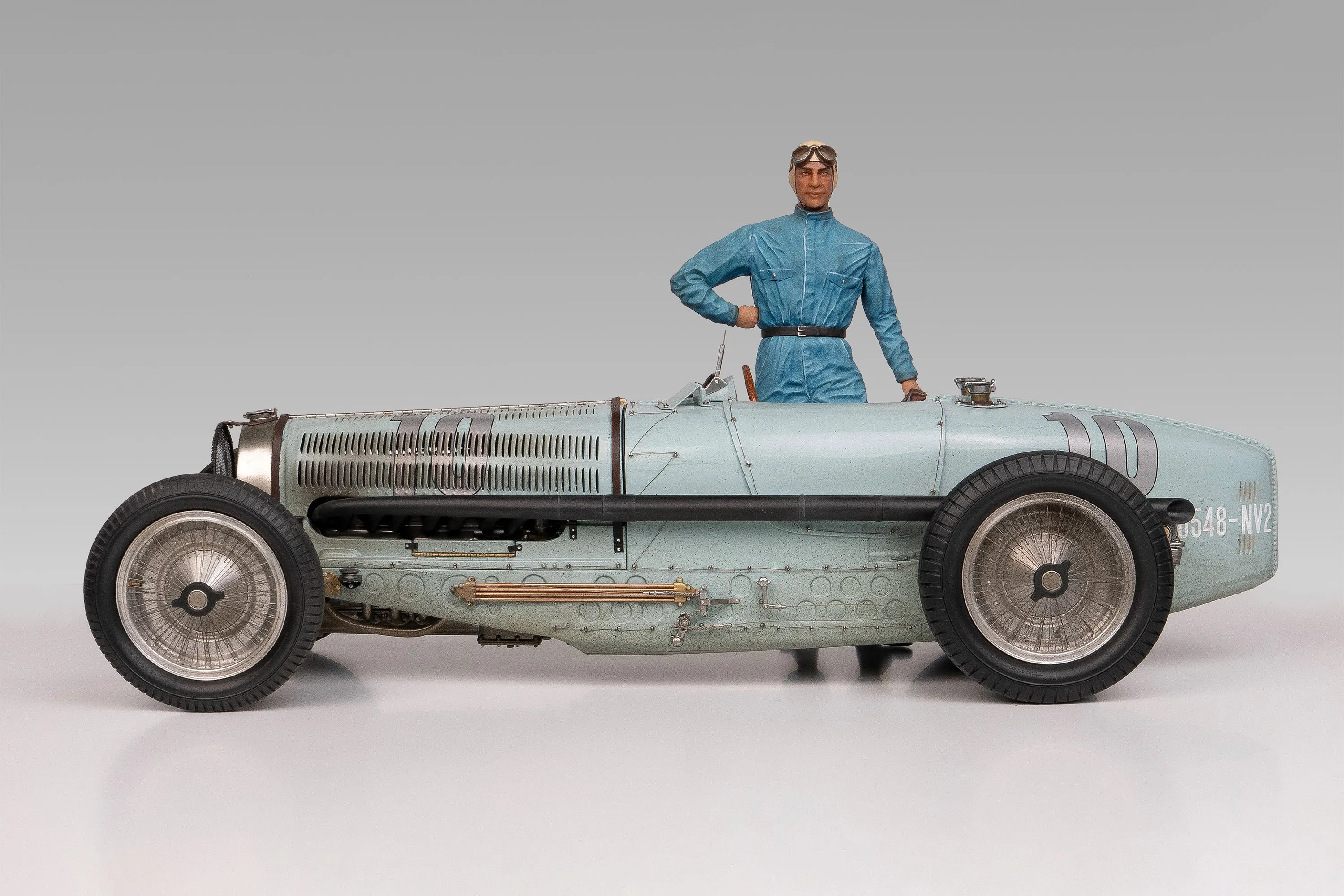 Bugatti Type 59 - 1935 Belgian Grand Prix - Jean-Pierre Wimille Figure Edition