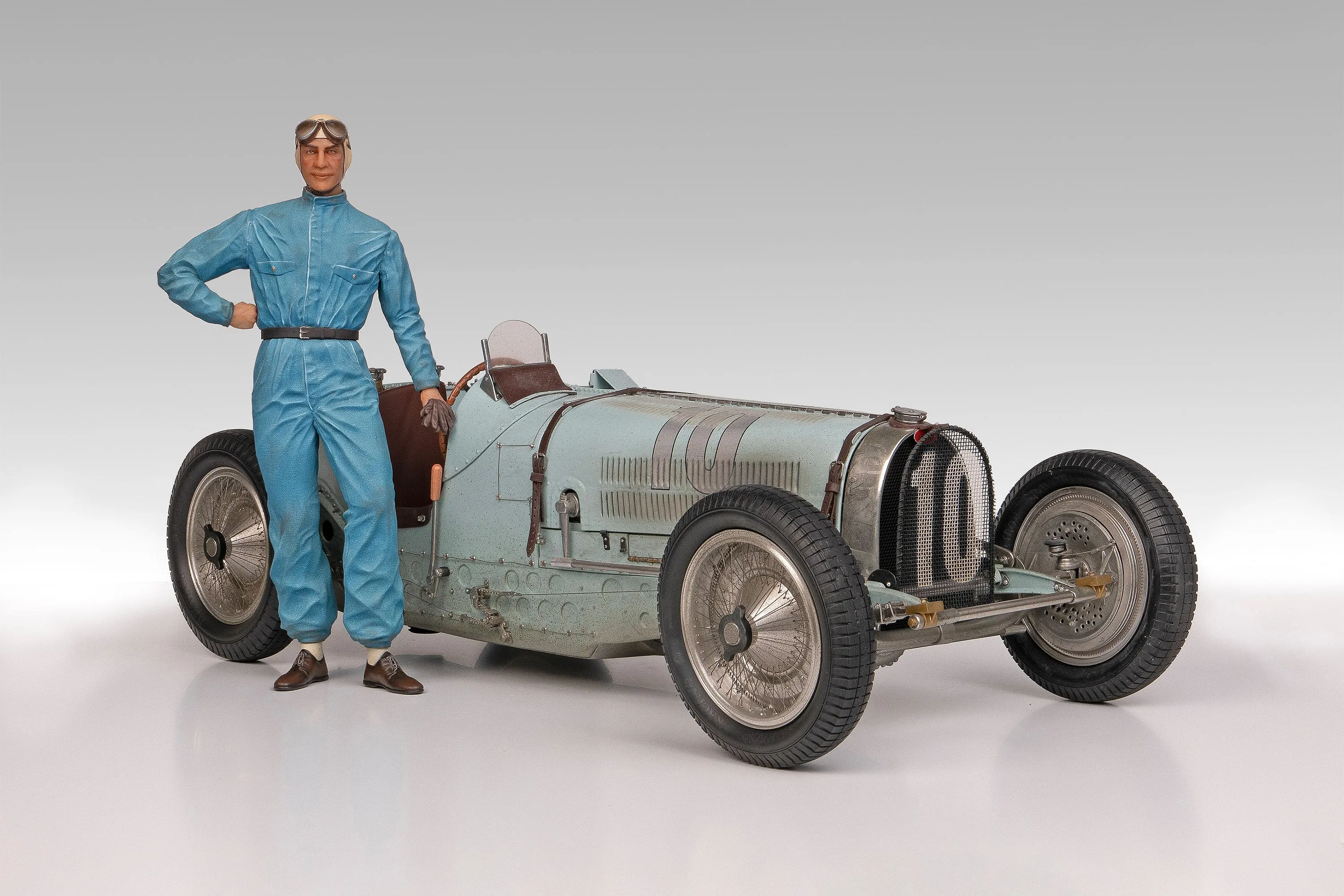 Bugatti Type 59 - 1935 Belgian Grand Prix - Jean-Pierre Wimille Figure Edition