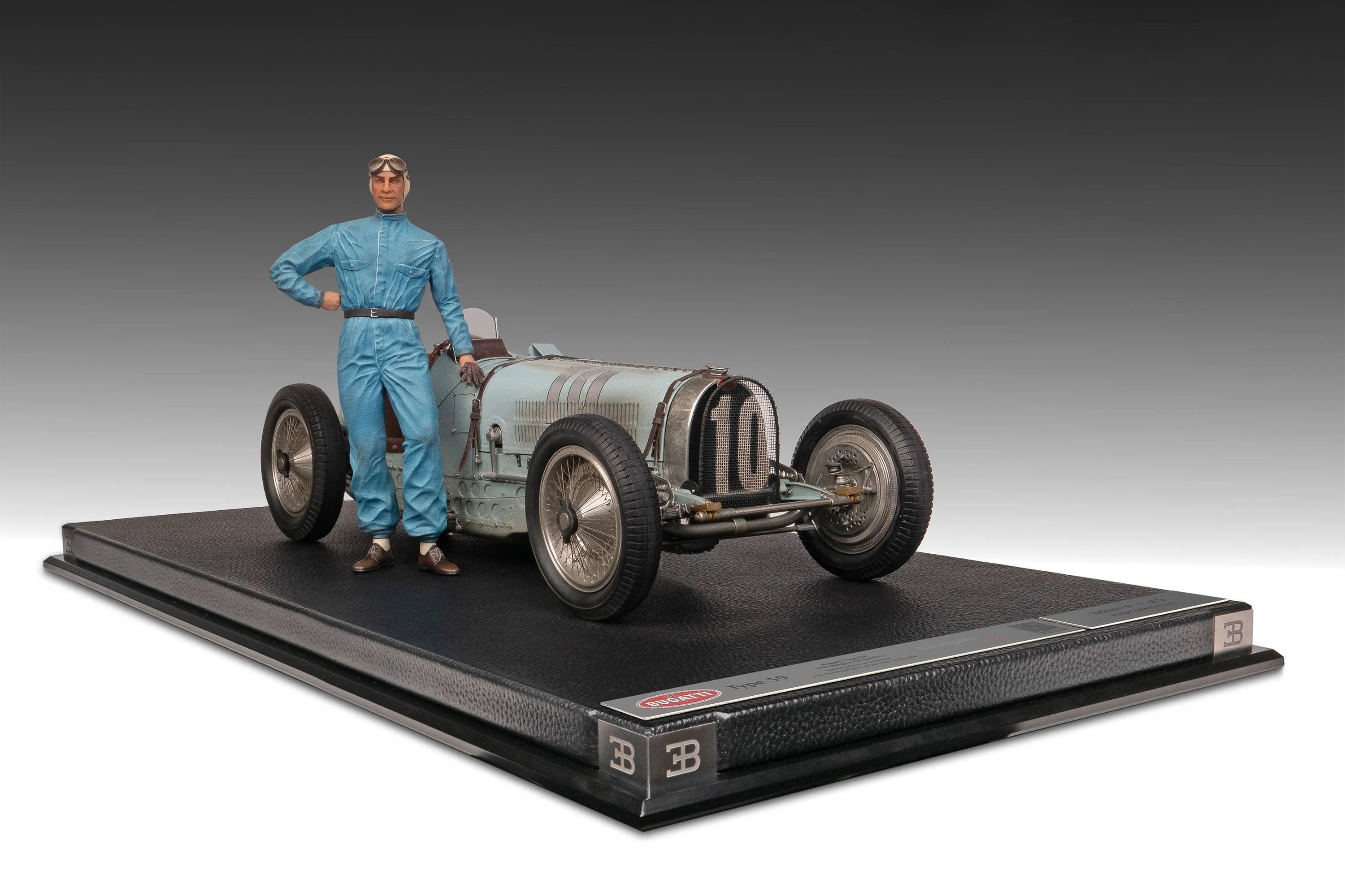 Bugatti Type 59 - 1935 Belgian Grand Prix - Jean-Pierre Wimille Figure Edition