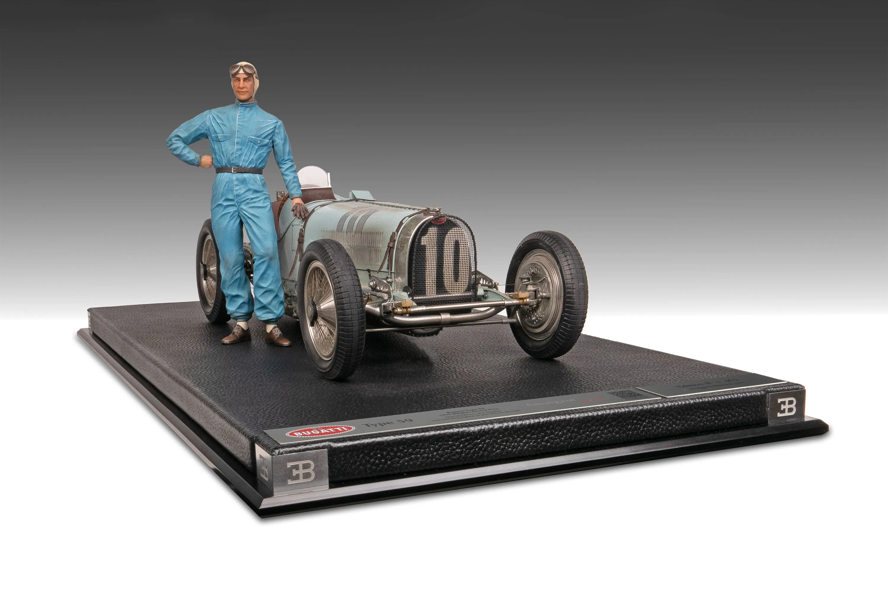 Bugatti Type 59 - 1935 Belgian Grand Prix - Jean-Pierre Wimille Figure Edition