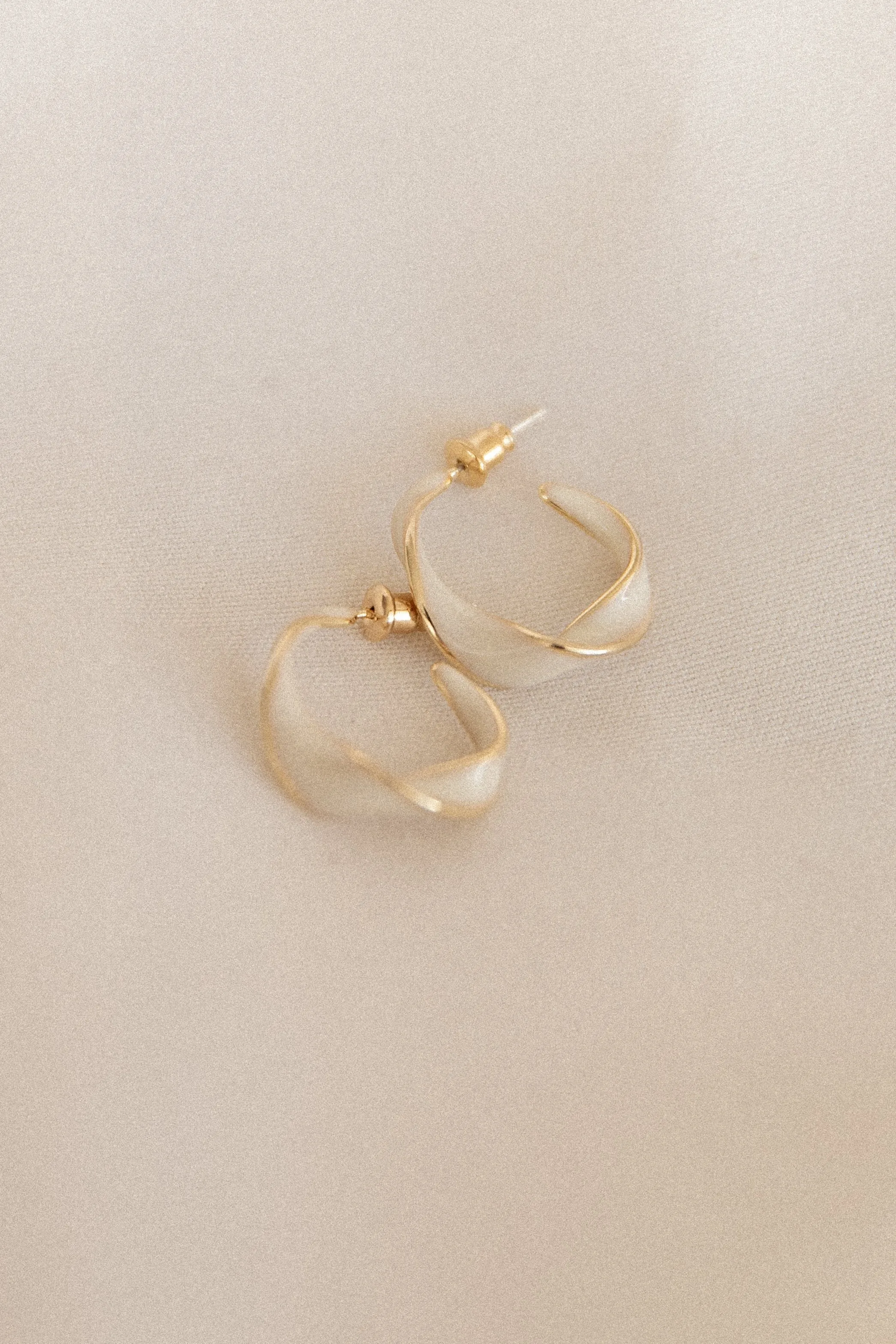 Clementine Earrings - White