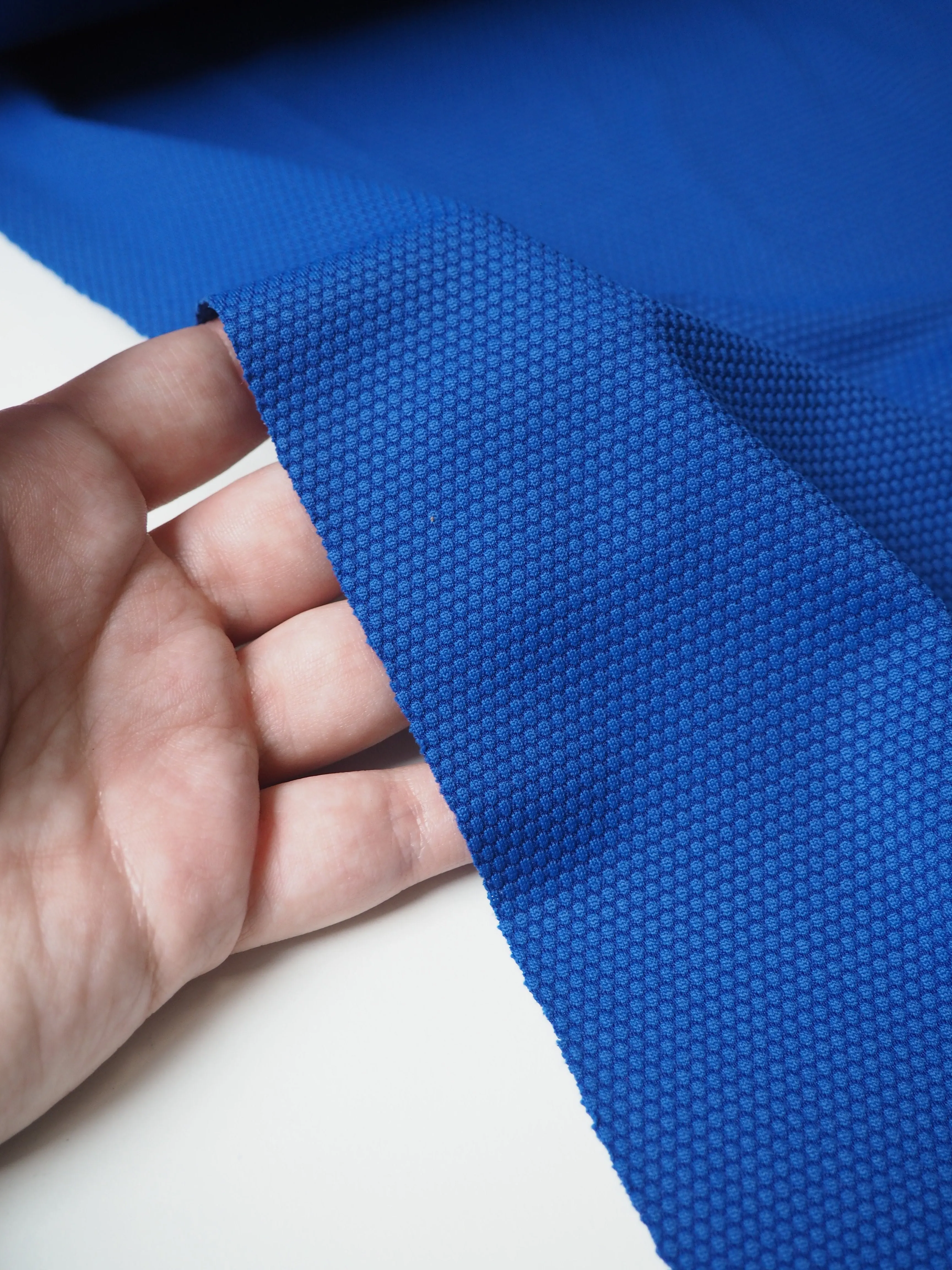 Cobalt Textured Swim Performance Jersey