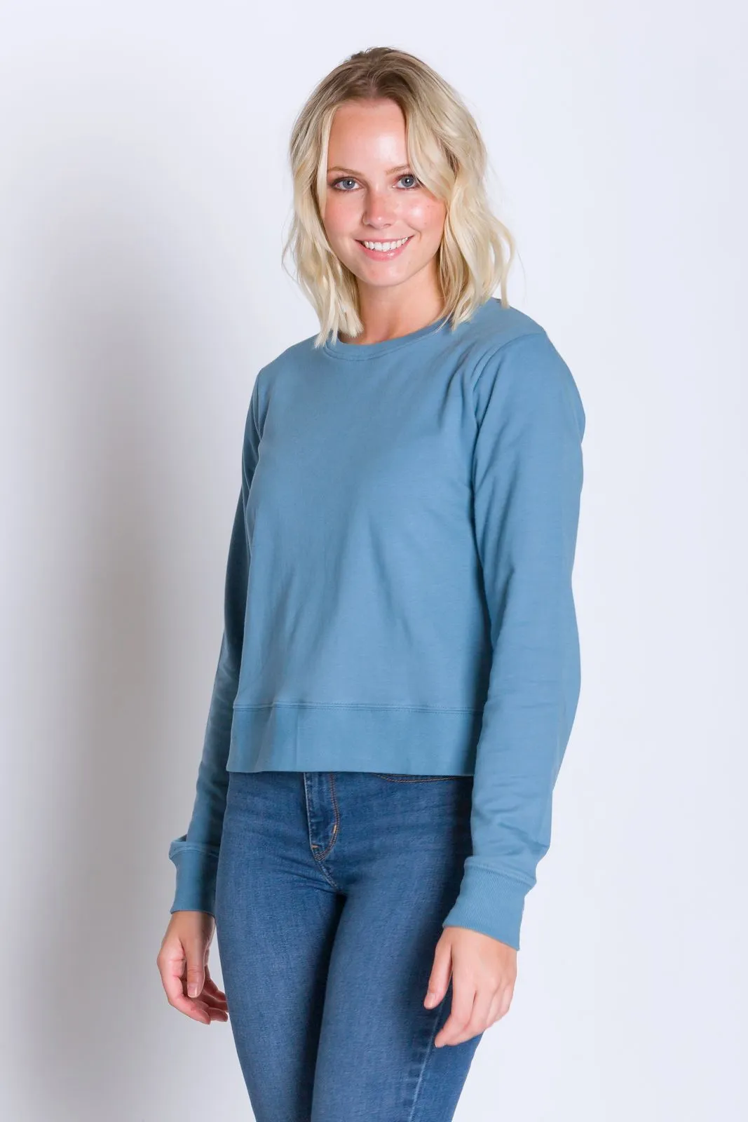 Daphne | Women's Long Sleeve Lightweight French Terry Sweatshirt