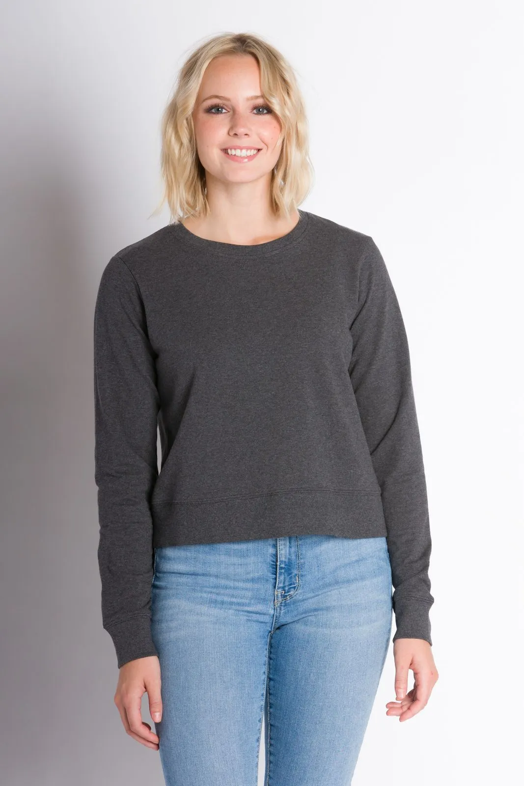 Daphne | Women's Long Sleeve Lightweight French Terry Sweatshirt