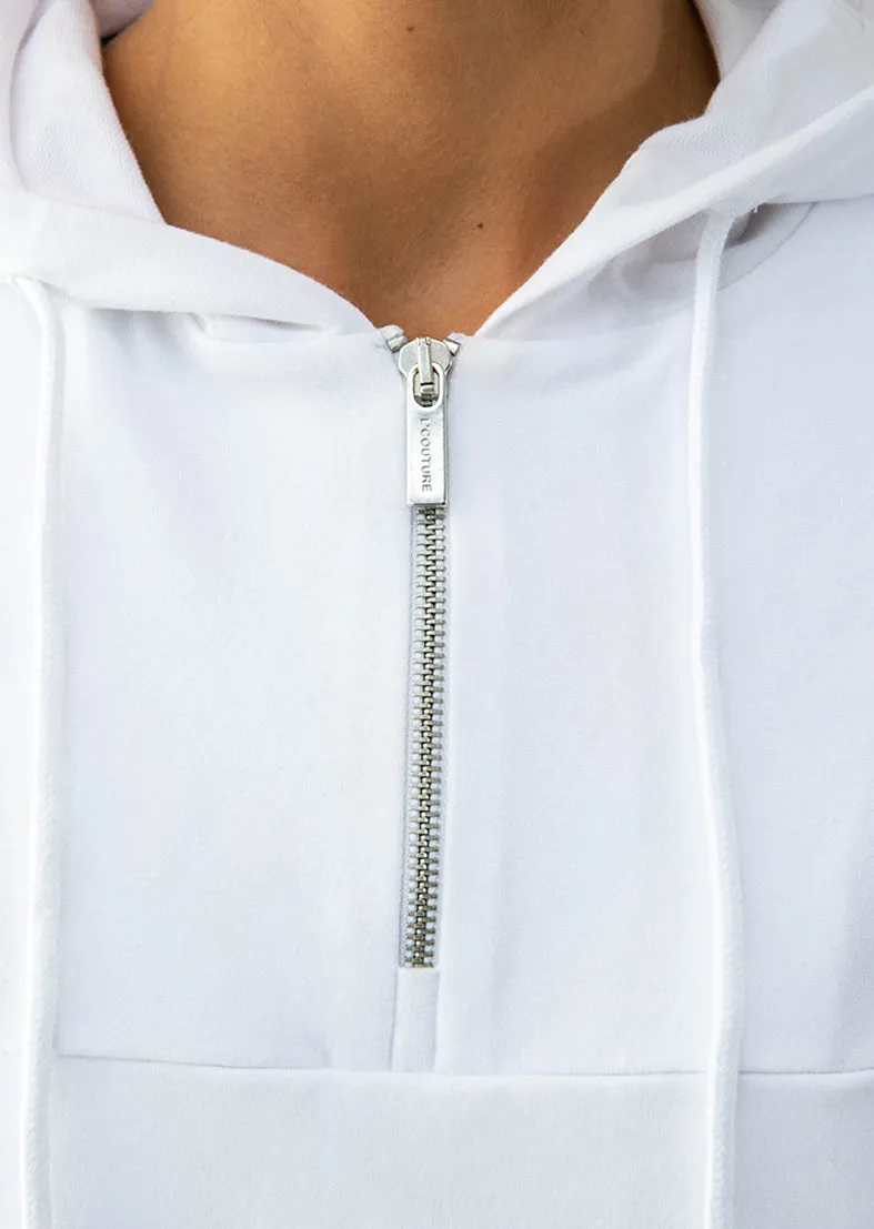 Elevate Lounge Hoodie White FINAL SALE