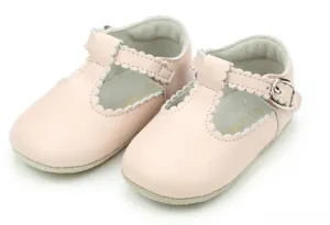 Elodie Scalloped Crib Shoes