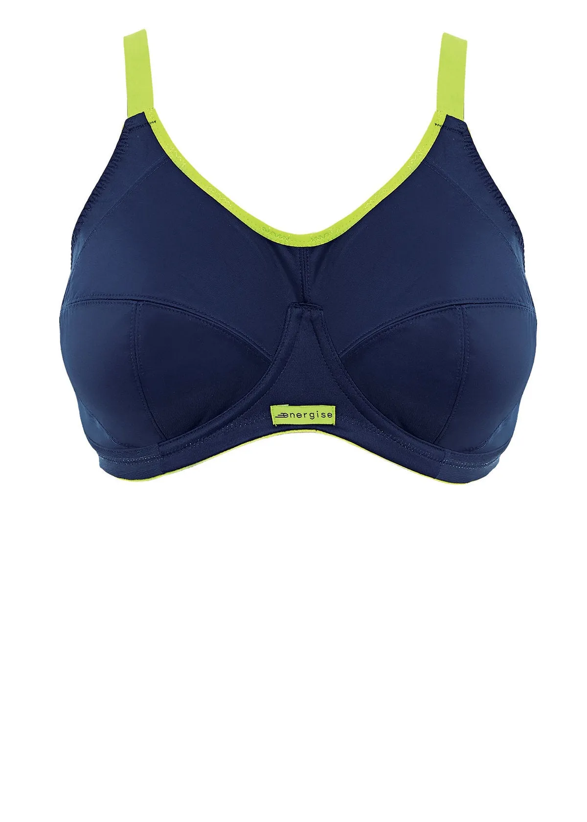 Elomi Energise Underwire Sports Bra With J Hook, Navy