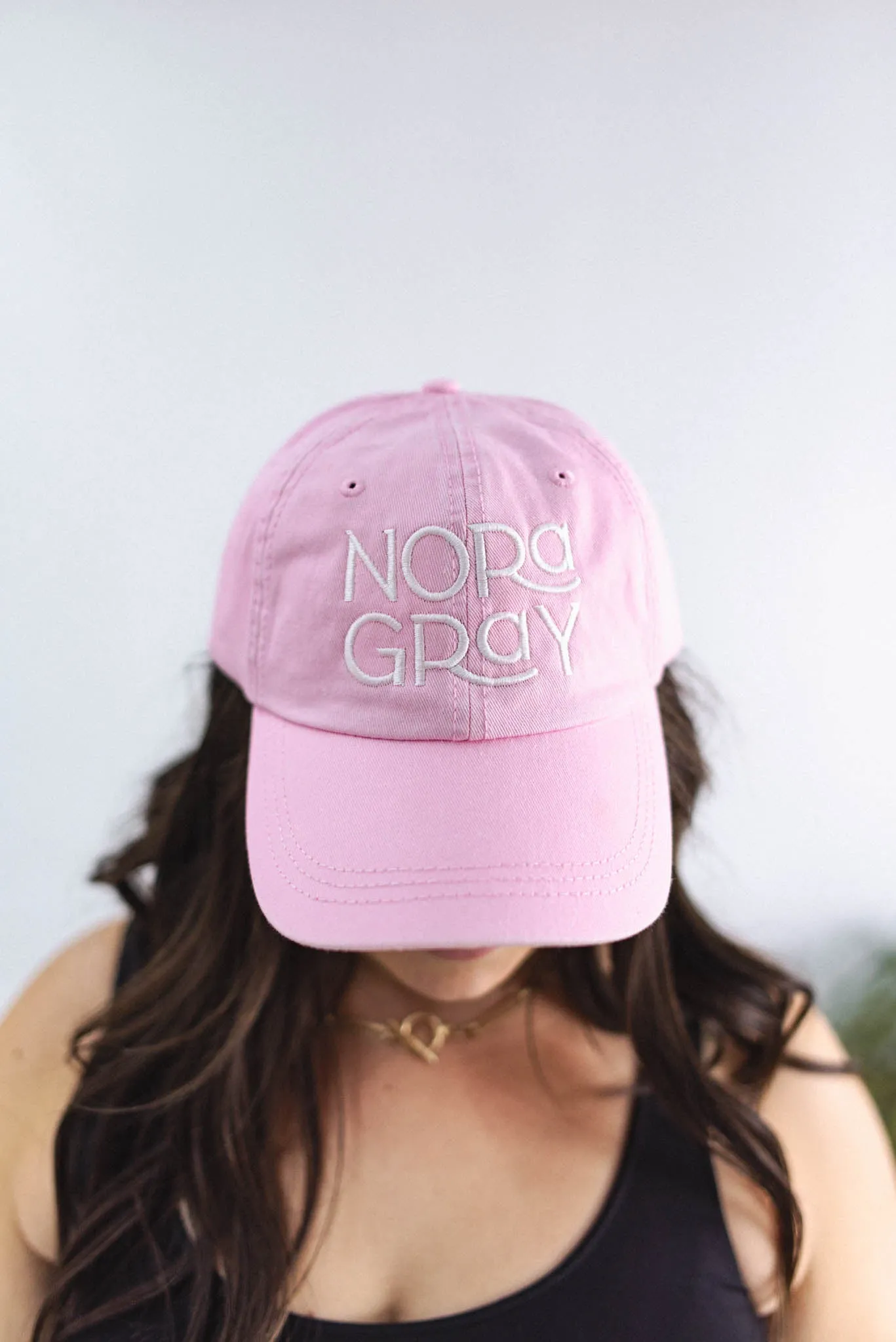 Embroidered Nora Gray Baseball Hat