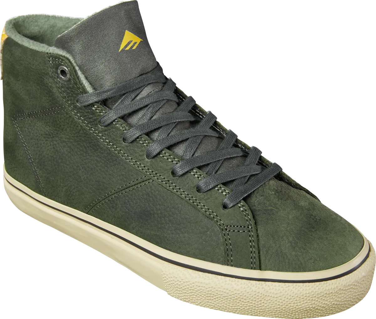 Emerica Omen Hi Skateboard Shoe - Olive