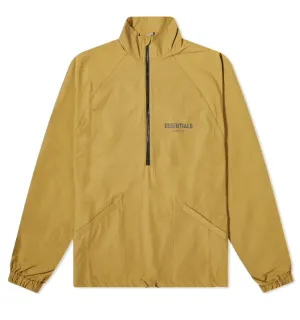 Essentials Fear of God Summer Half Zip Track Jacket - Amber Coat