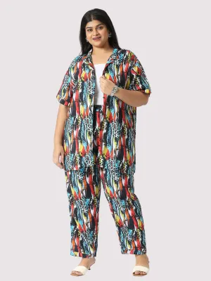 Exotic Plus Size Women's Co-ord Set