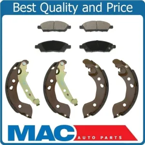 Fits for 12-15 Versa 1.6L 15-16 Versa Note 1.6L Frt Pads Rear Brake Shoes