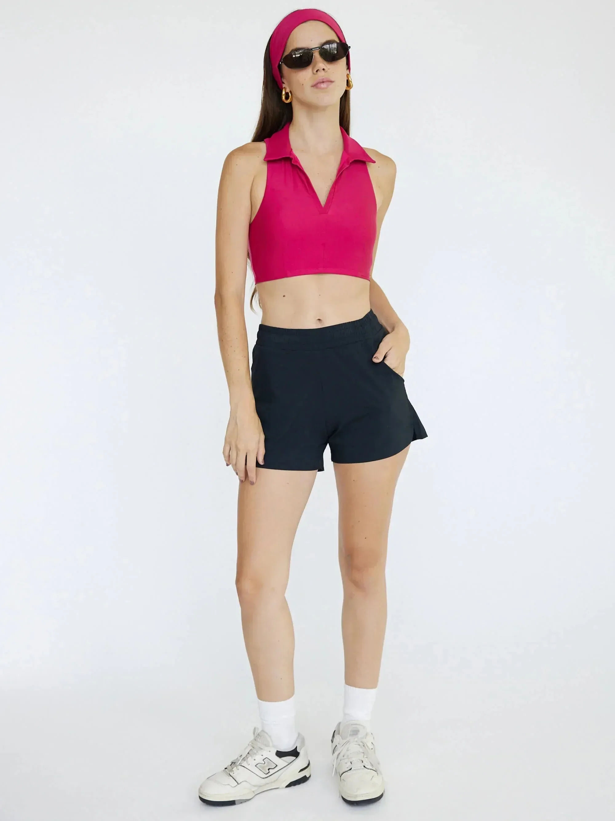 Flaman - Athleisure Top | Magenta