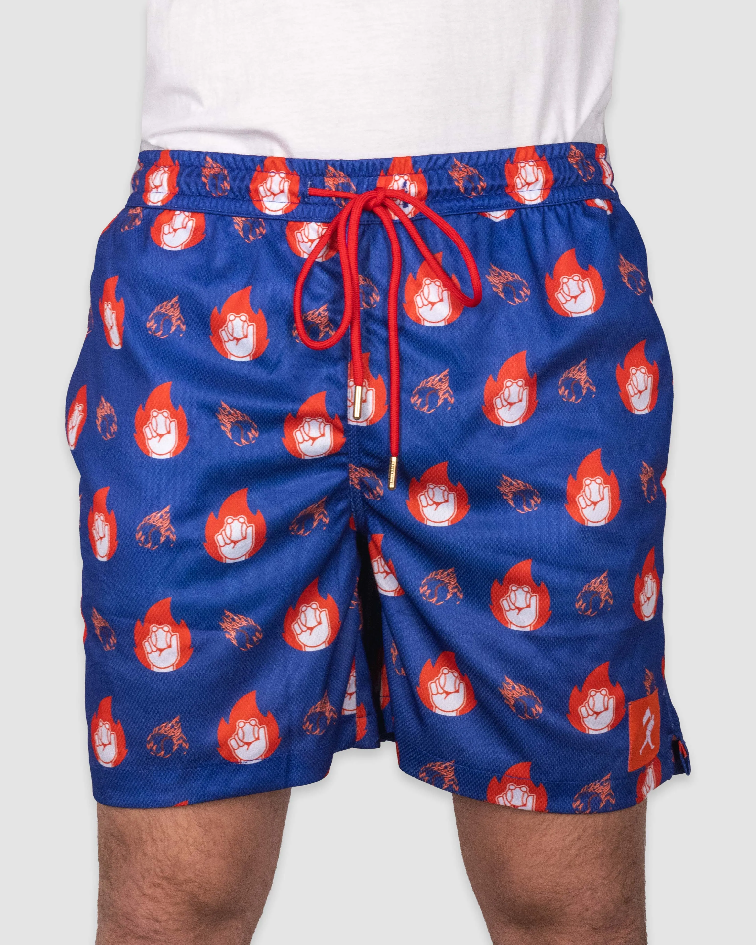 Flamethrower Diamond Air Mesh Shorts