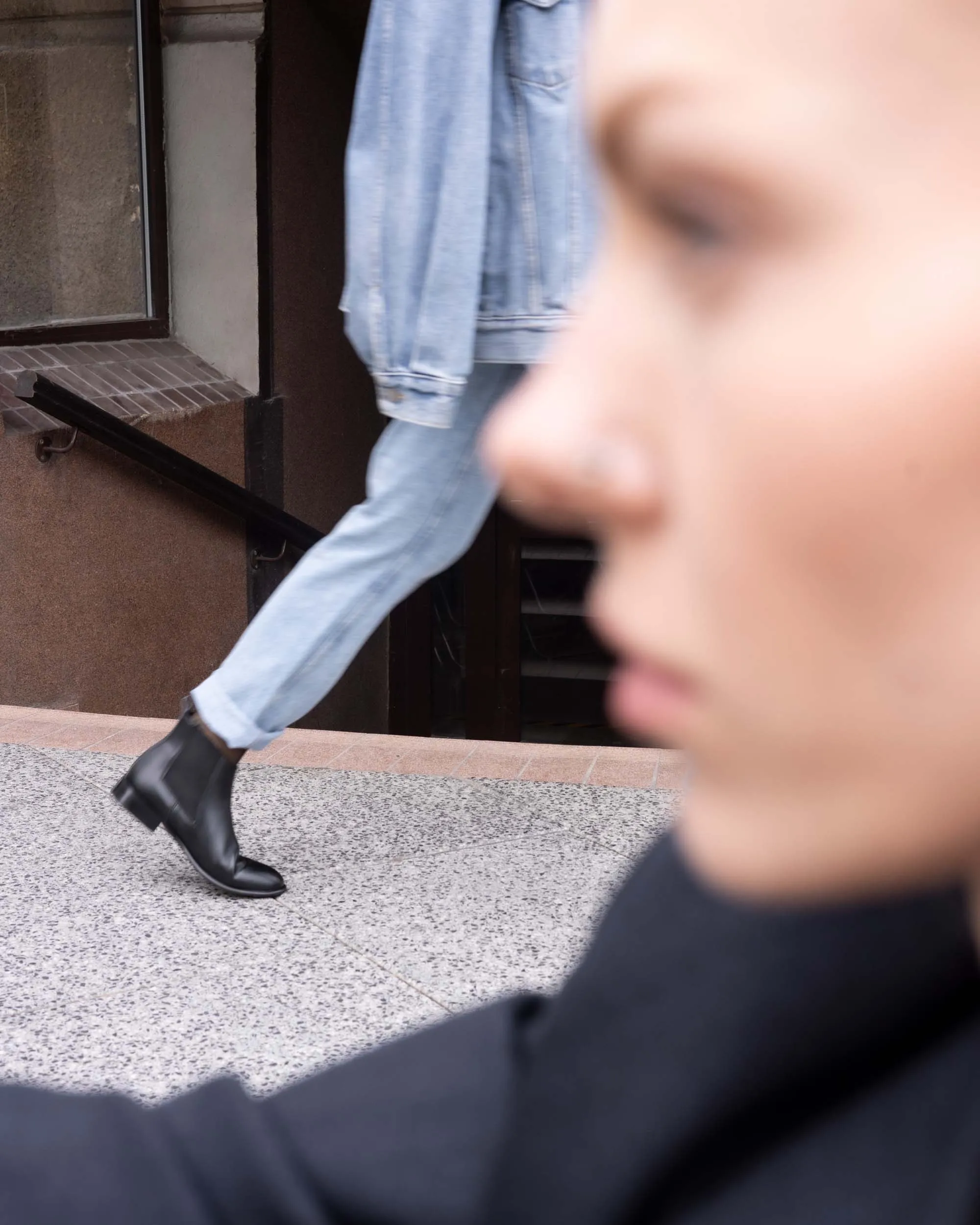 Flossy Vegan Leather Chelsea Boots | Black