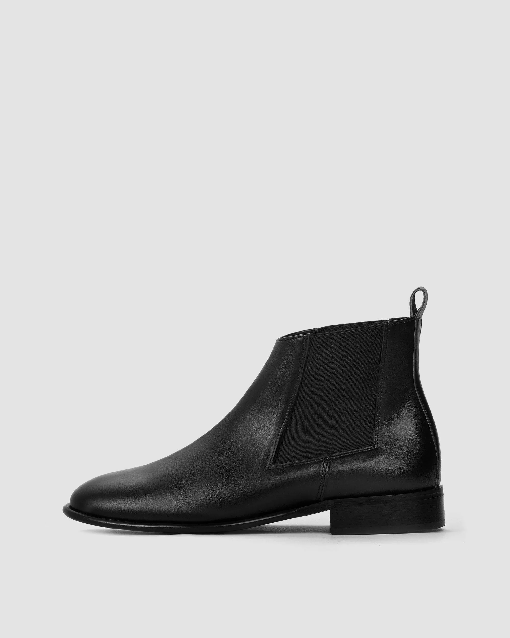 Flossy Vegan Leather Chelsea Boots | Black