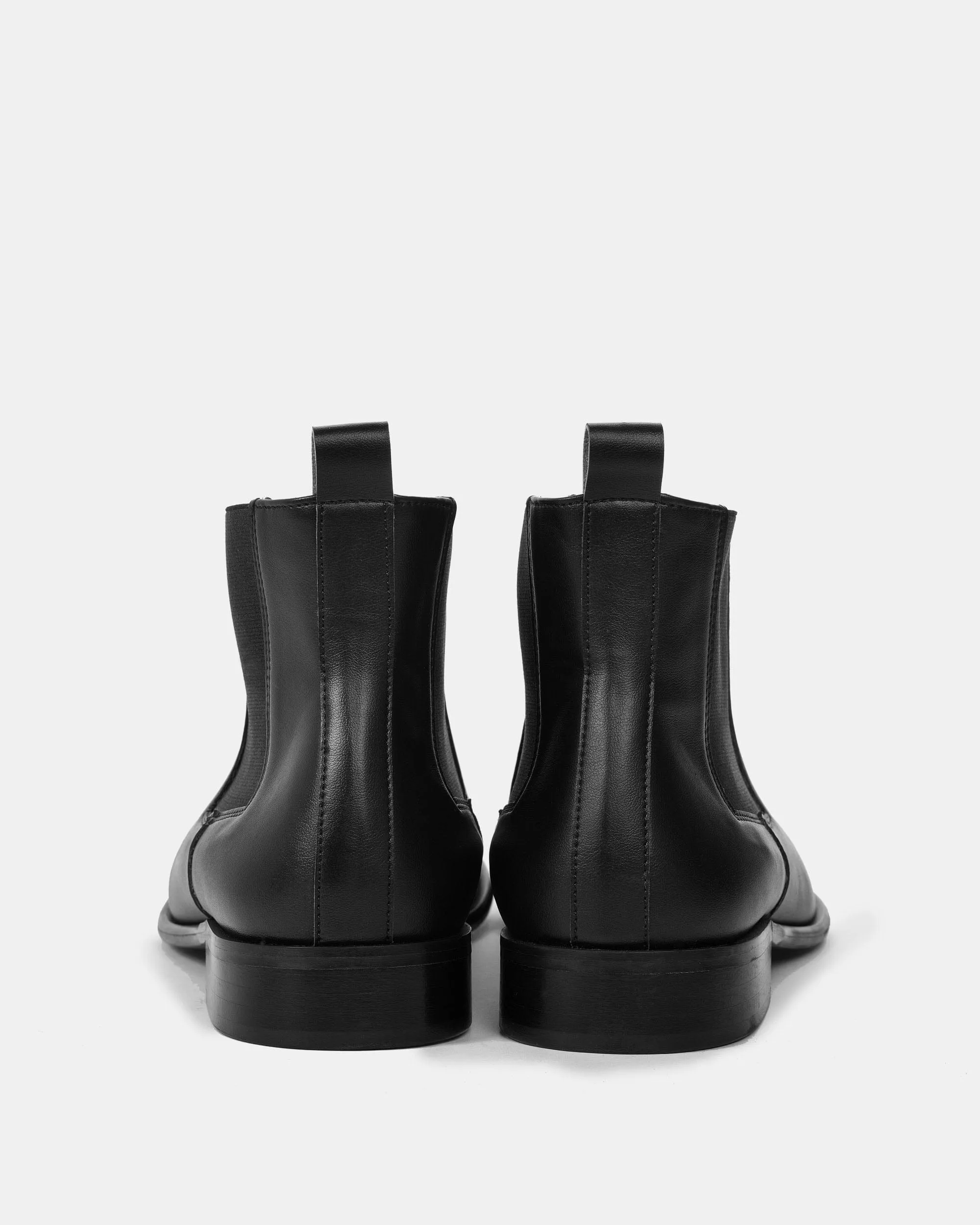 Flossy Vegan Leather Chelsea Boots | Black