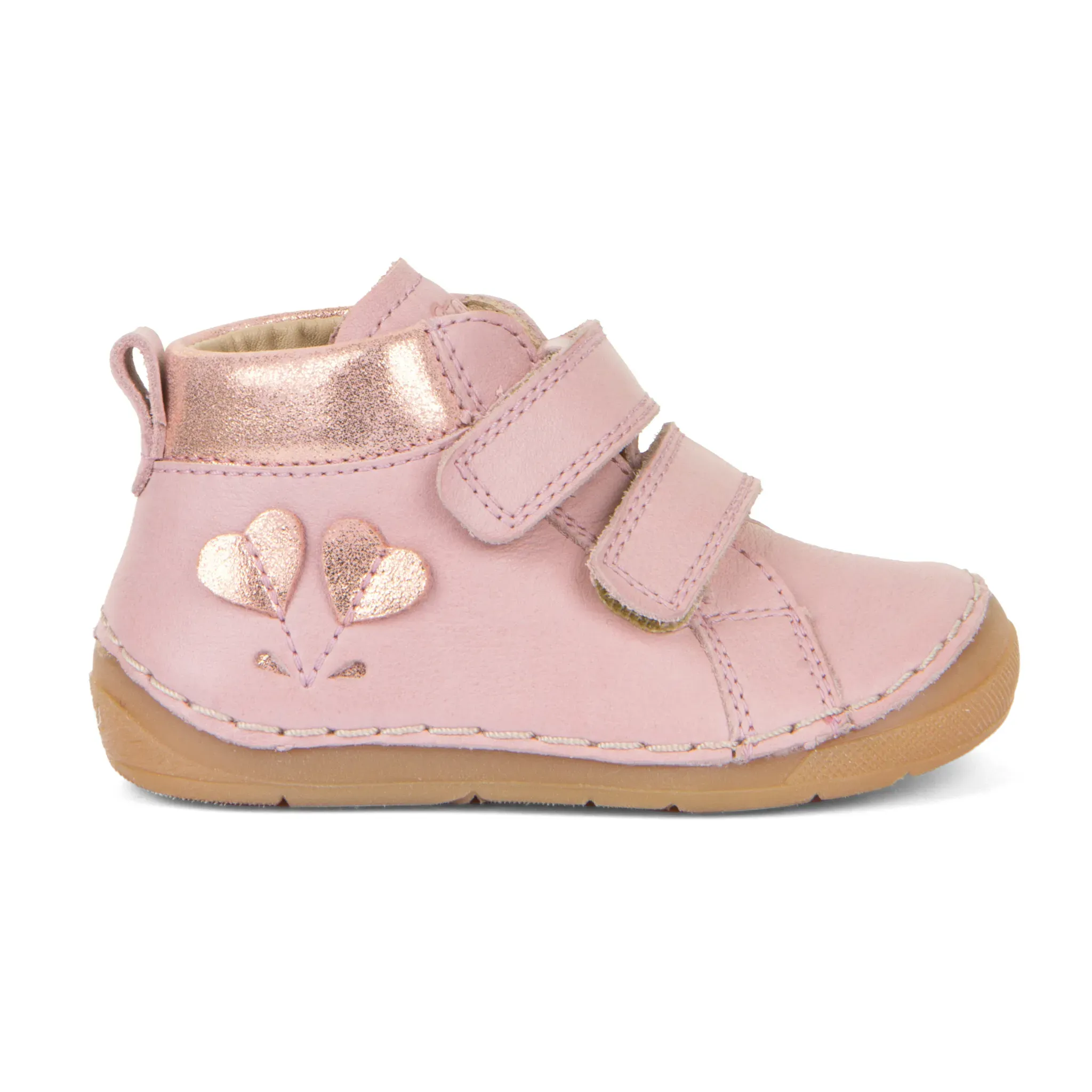 Froddo Girl's Paix  Casual Shoes with Hoop and Loop Closure - Pink 