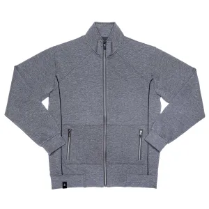 Full Zip Track  Jacket - Grey