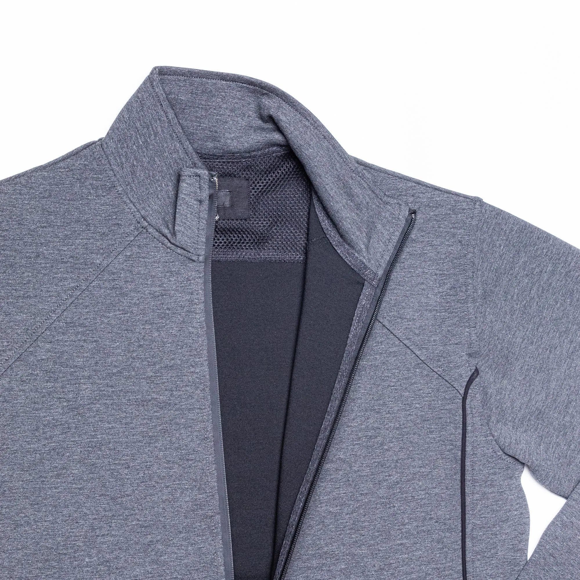 Full Zip Track  Jacket - Grey