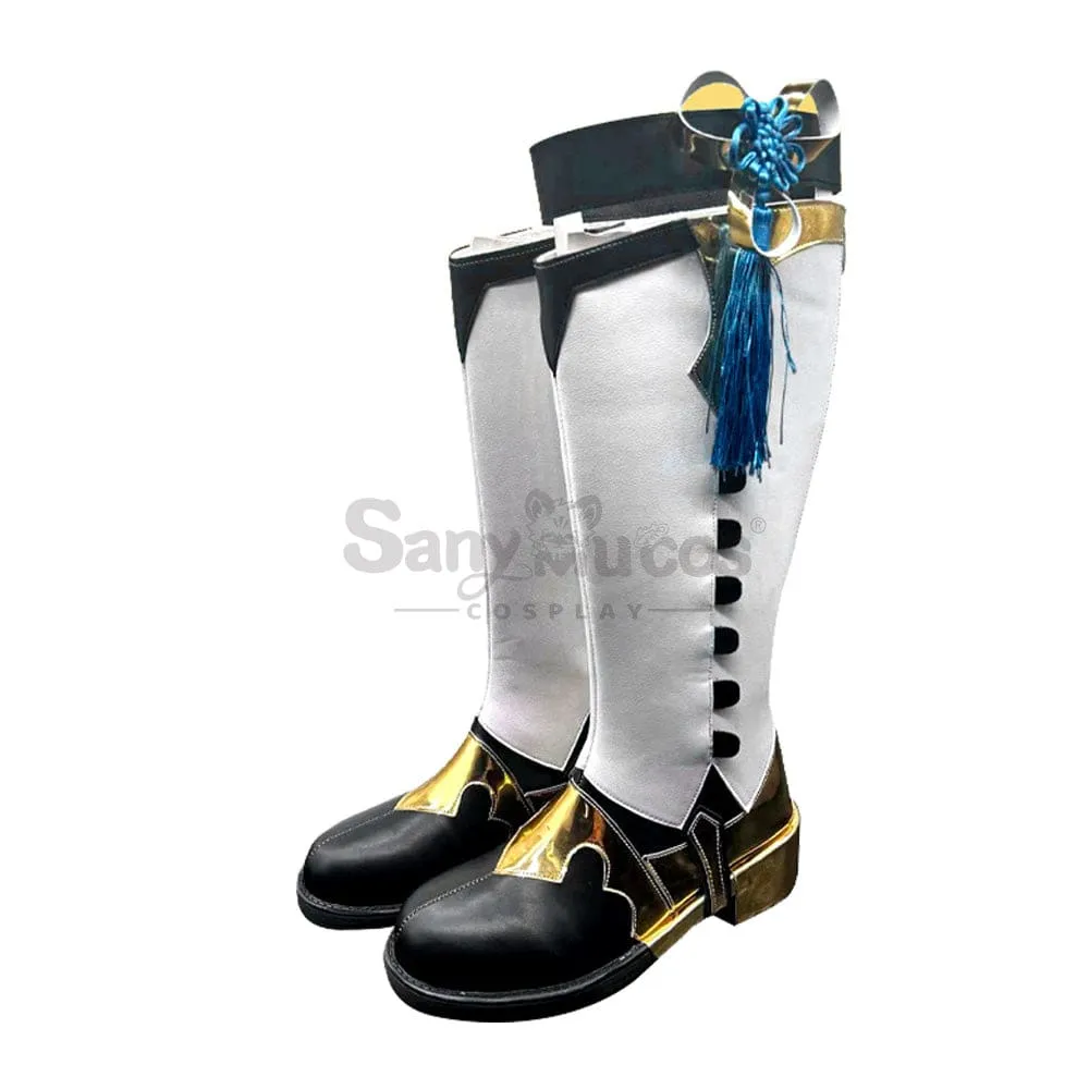 Game Genshin Impact Cosplay XingQiu Cosplay Shoes