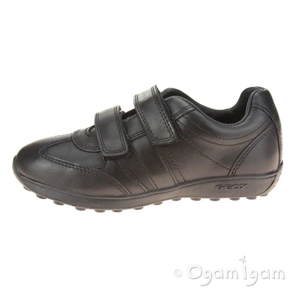 Geox Xitizen Boys - Girls Black School Shoe