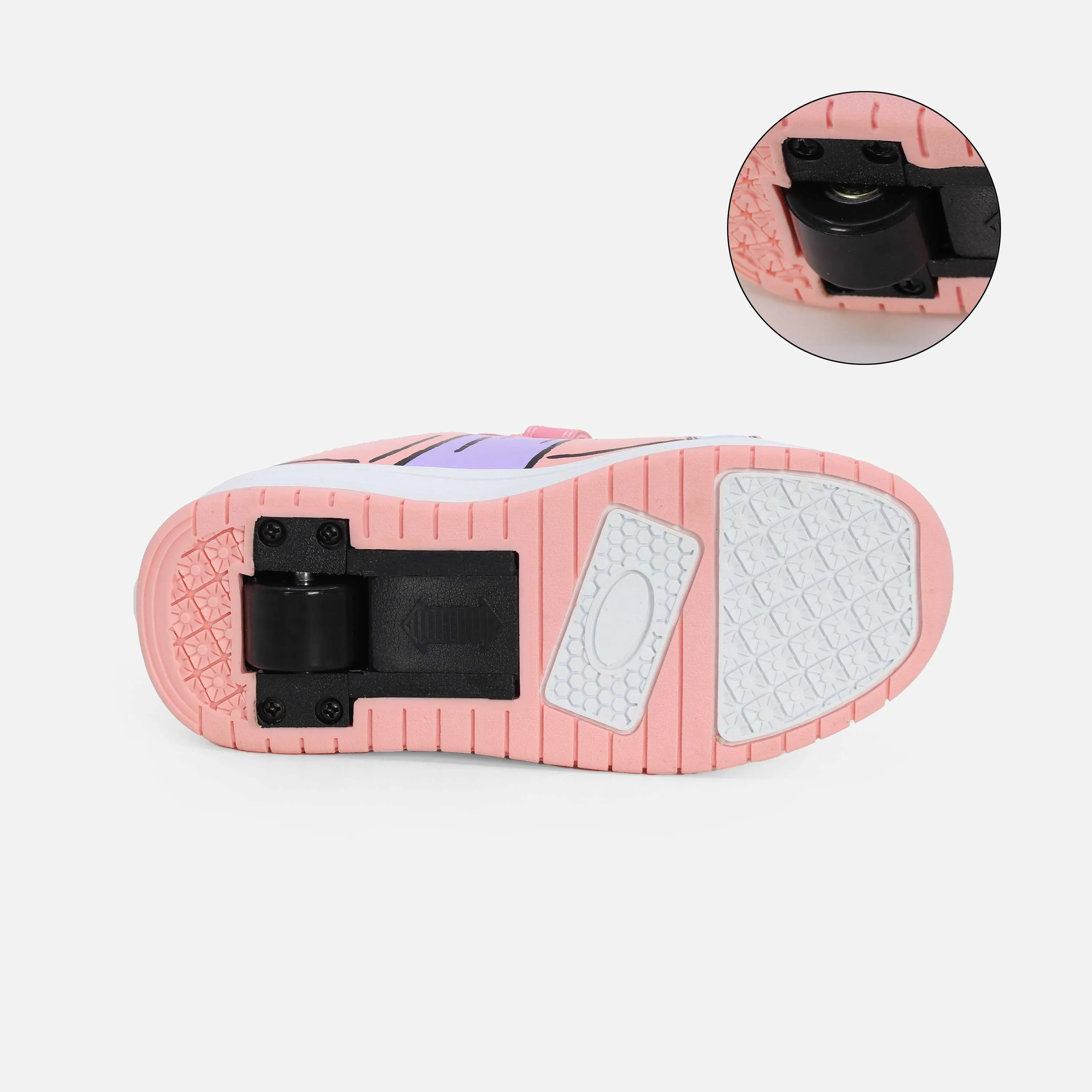 GIRLS WHEELS VELCRO SHOES