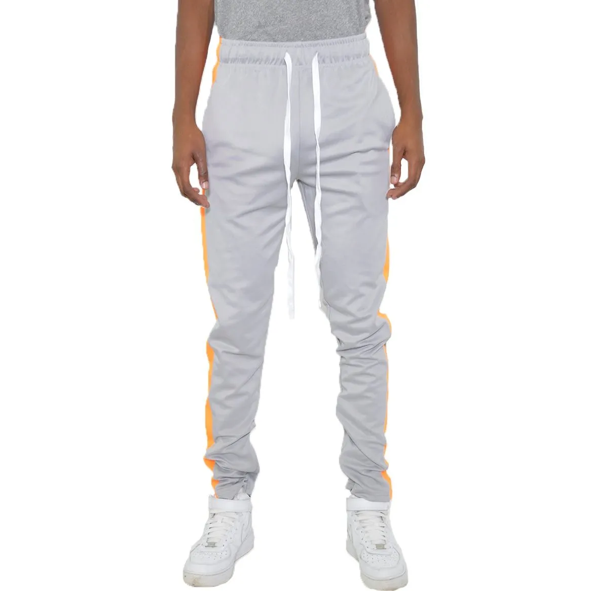 Grey Slim Fit Track Pants