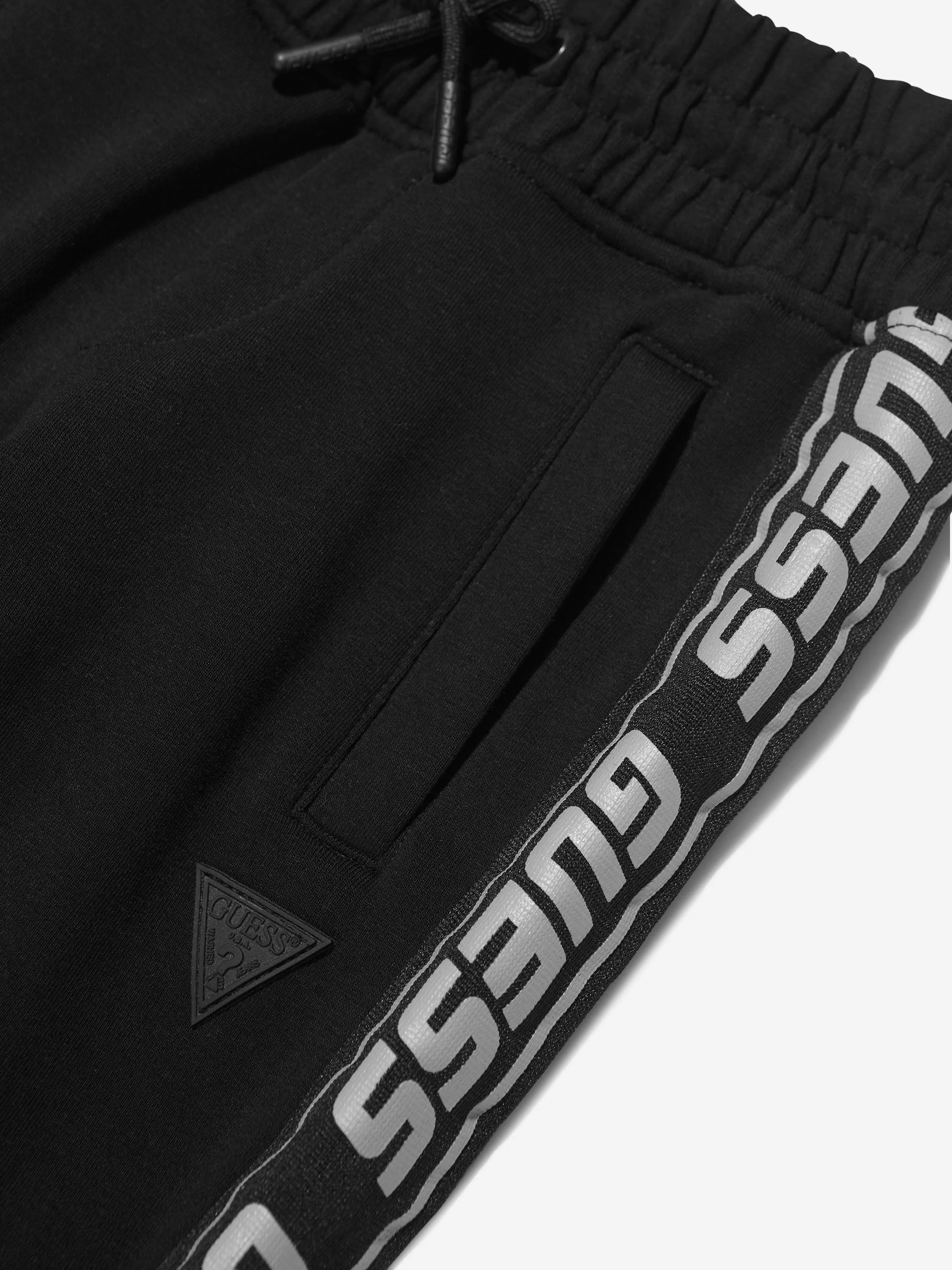 Guess Boys Logo Joggers in Black