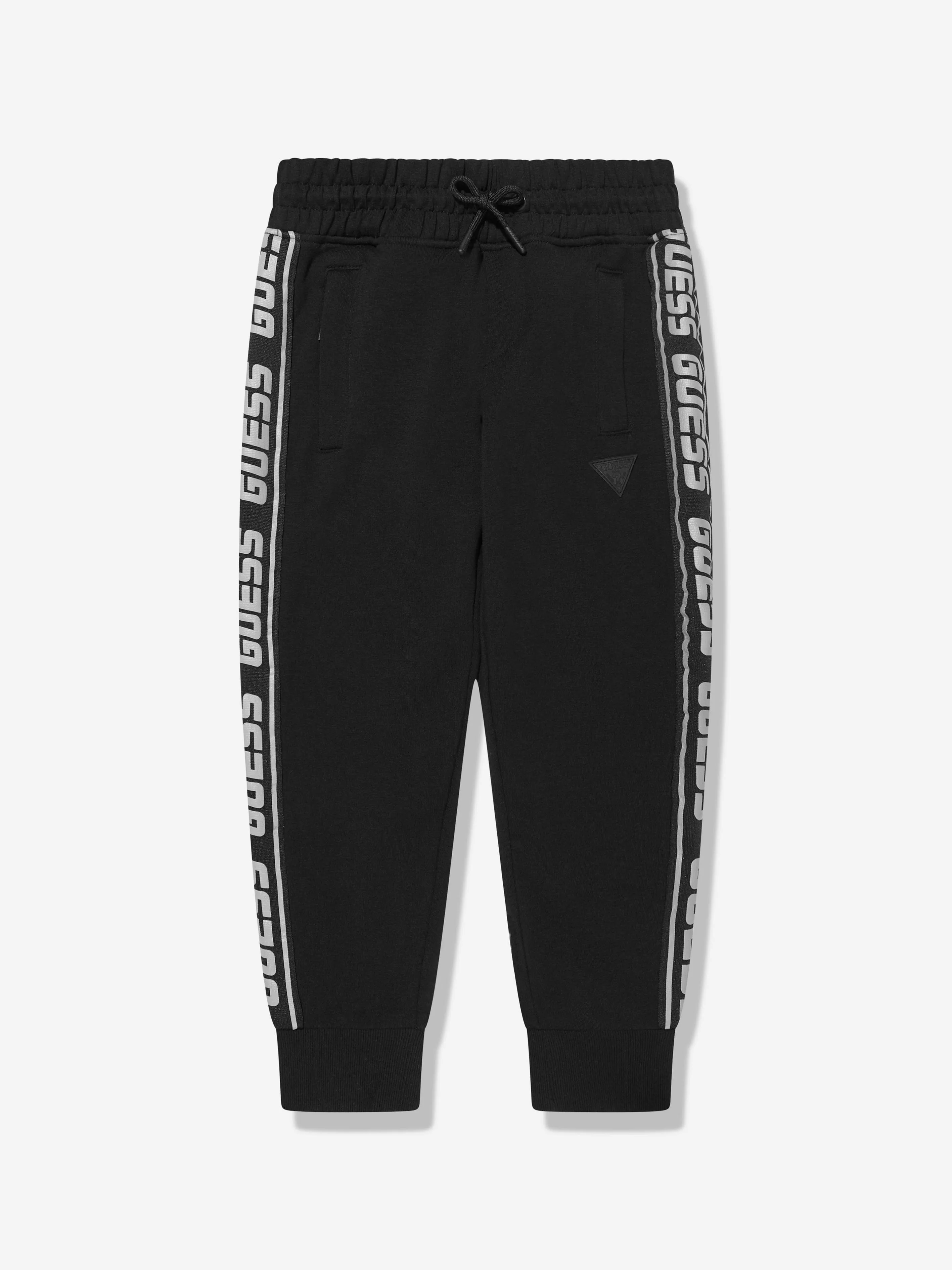 Guess Boys Logo Joggers in Black