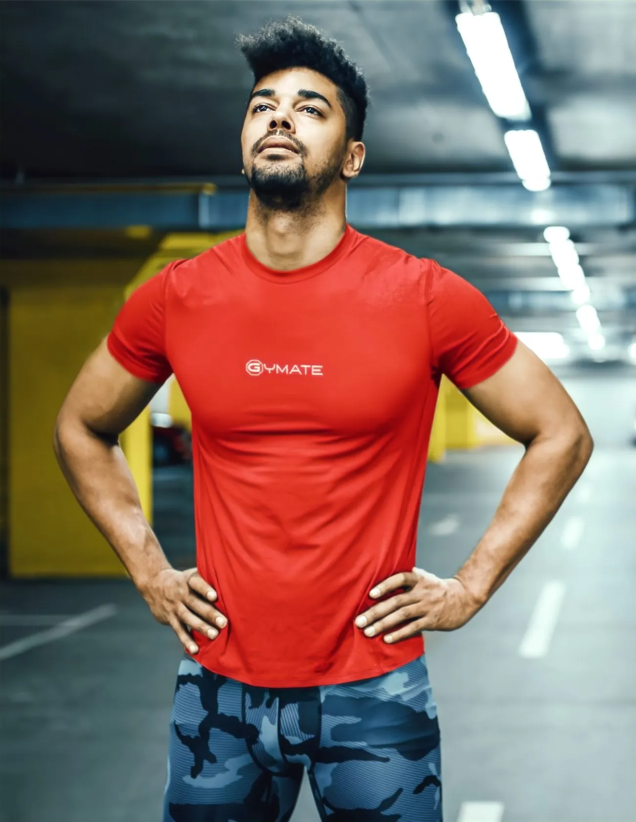 Gym Tops Recycled Activewear T-shirt Gymate [ctr]