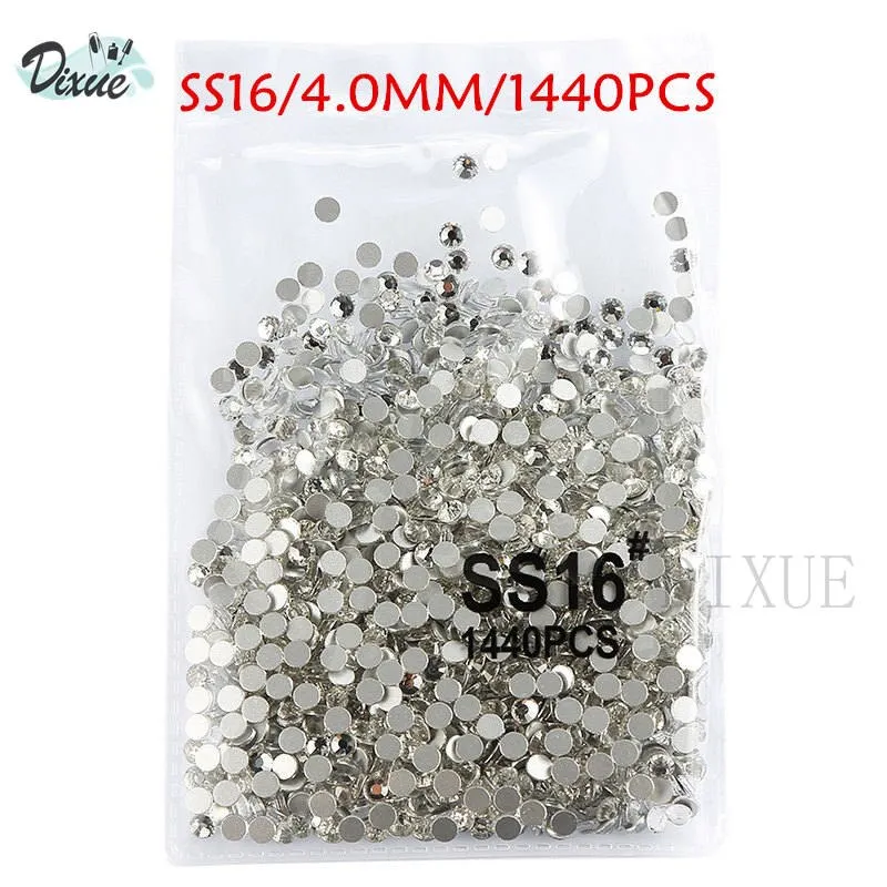 High light AAA rhinestone crystal AB clear SS3-SS40(1.3mm-8.4mm) Non Hotfix flatback Rhinestones for Nails 3D nail art  gems045