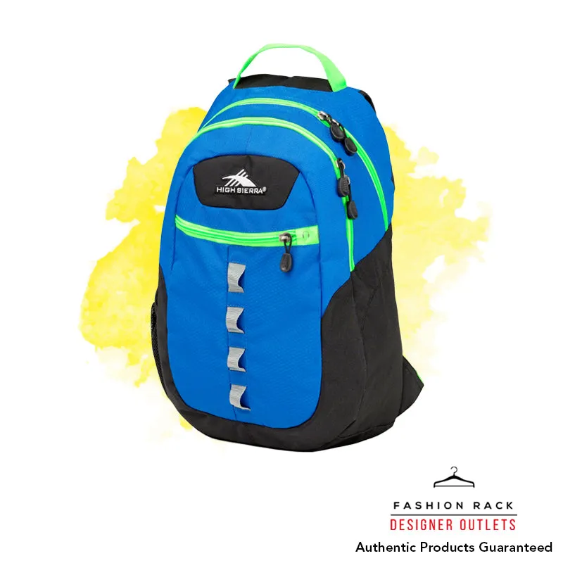 High Sierra Opie Backpack 29.5 L Vivid Blue Black Lime