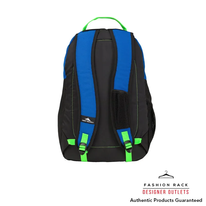 High Sierra Opie Backpack 29.5 L Vivid Blue Black Lime