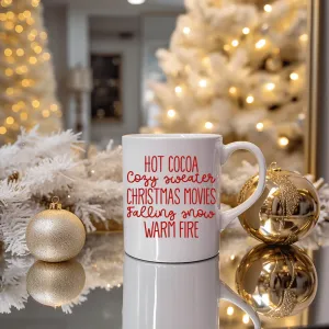 Hot Cocoa Mug Design, Christmas Design