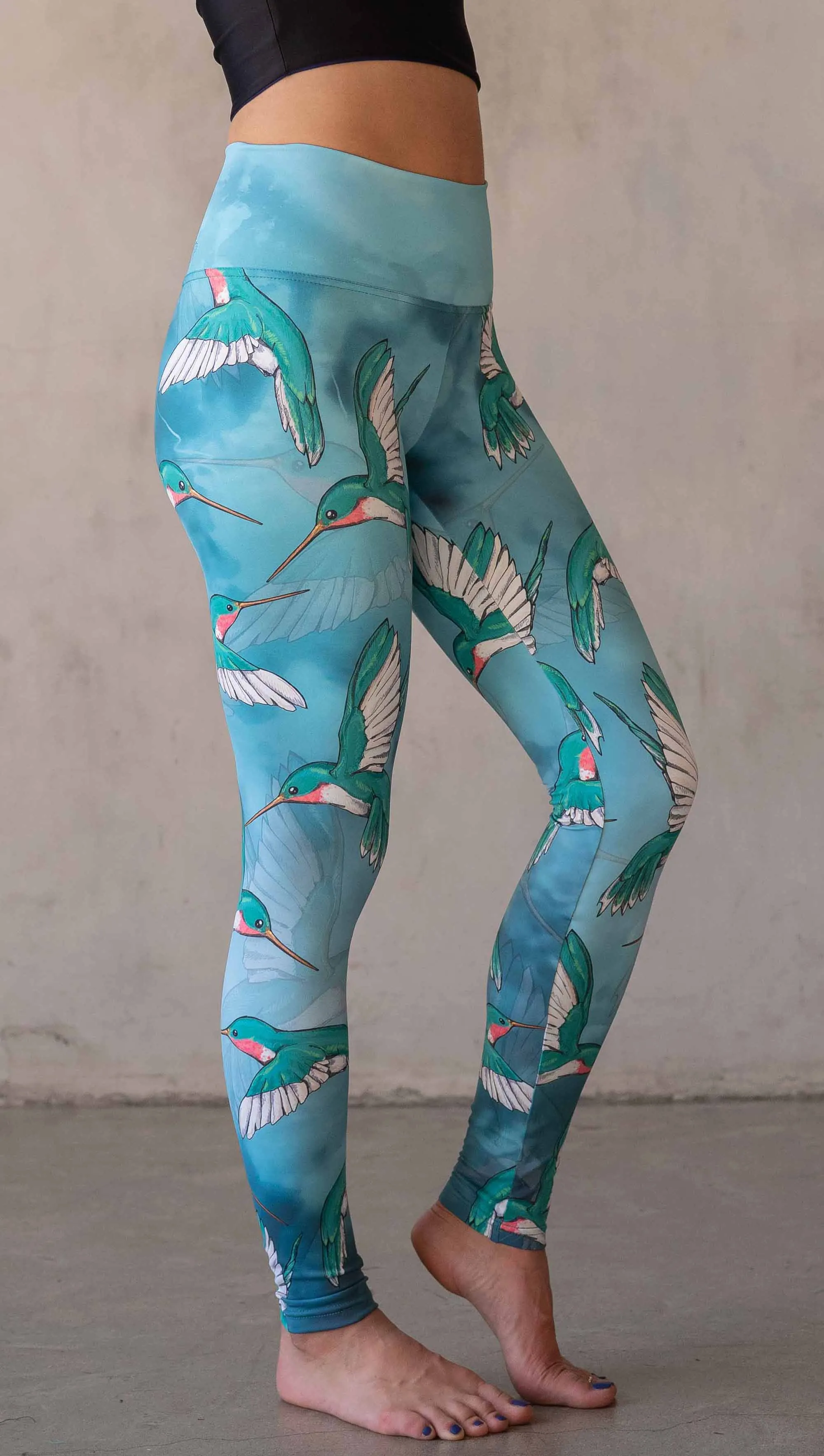 Hummingbirds- Athleisure Leggings