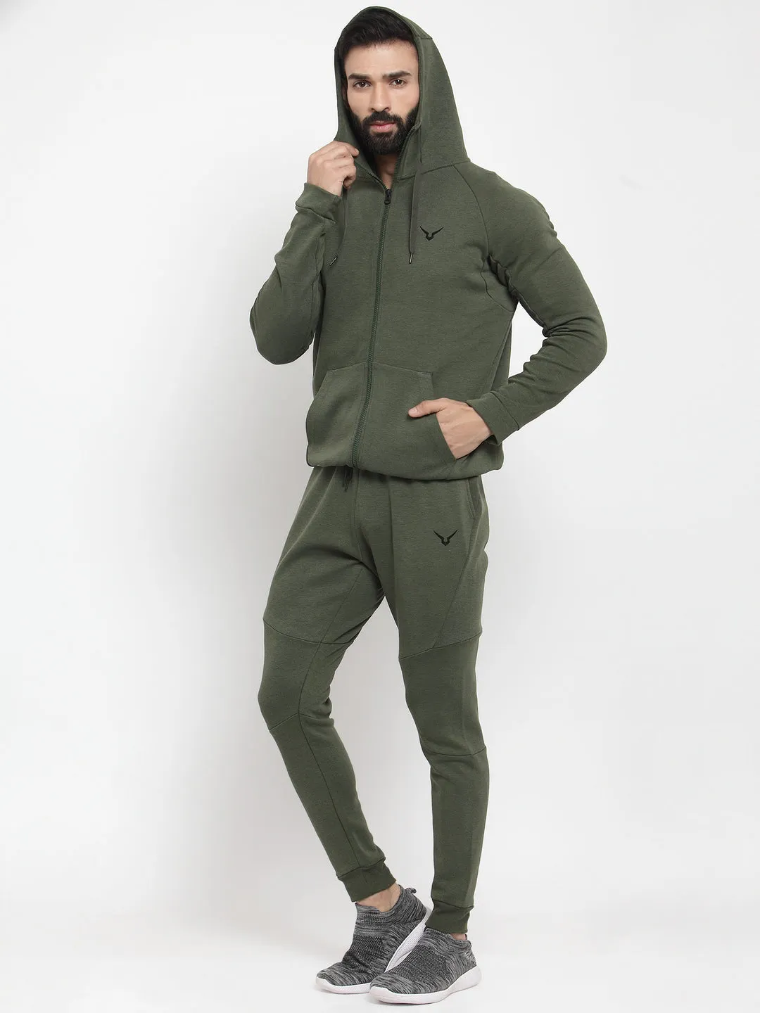 Invincible Men's Athleisure Tech Fleece Premium Tracksuit