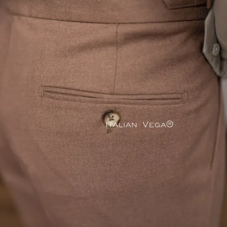 Italian Khakhi Signature Gurkha Pants by Italian Vega®