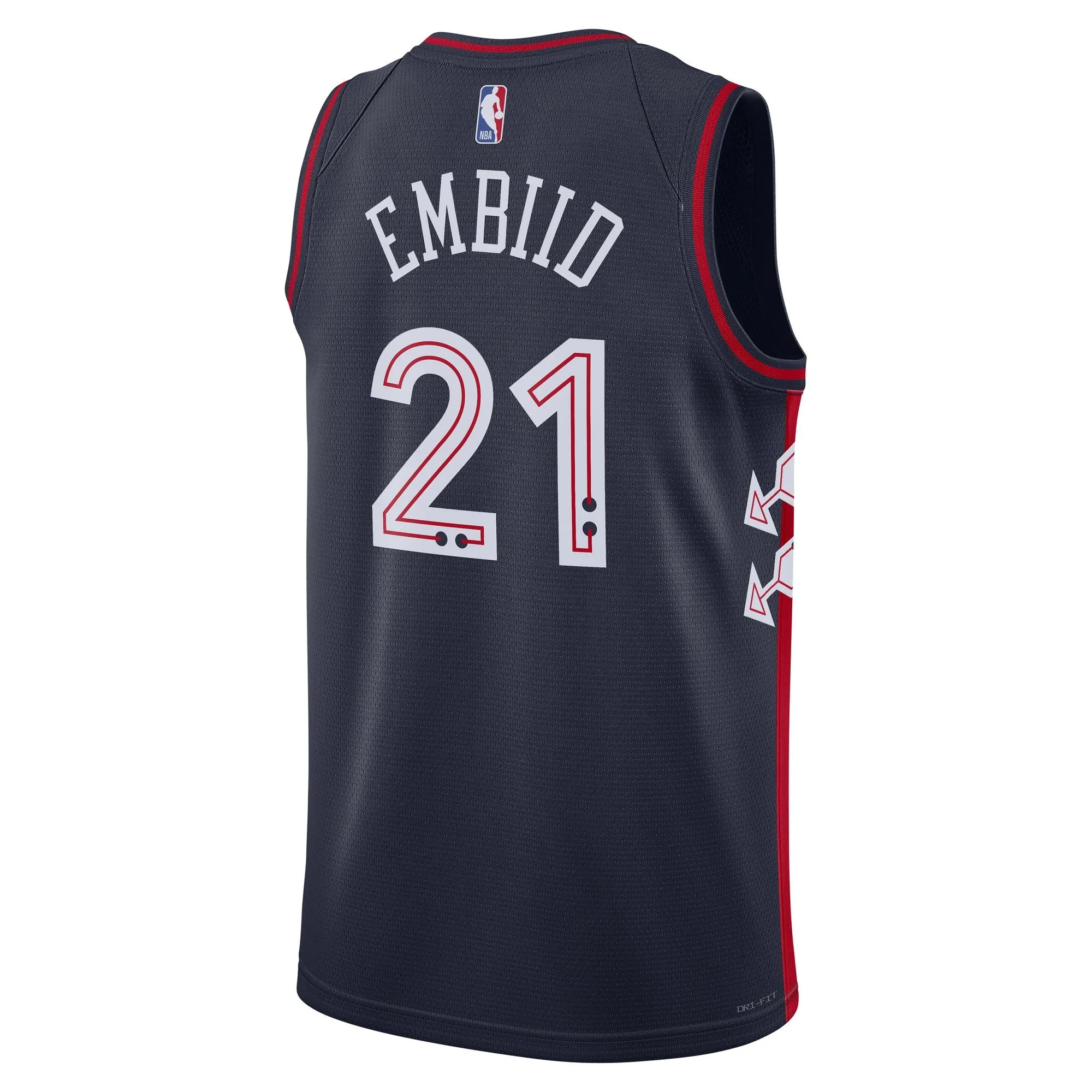 Joel Embiid Philadelphia 76ers Jersey City Edition 2023/24