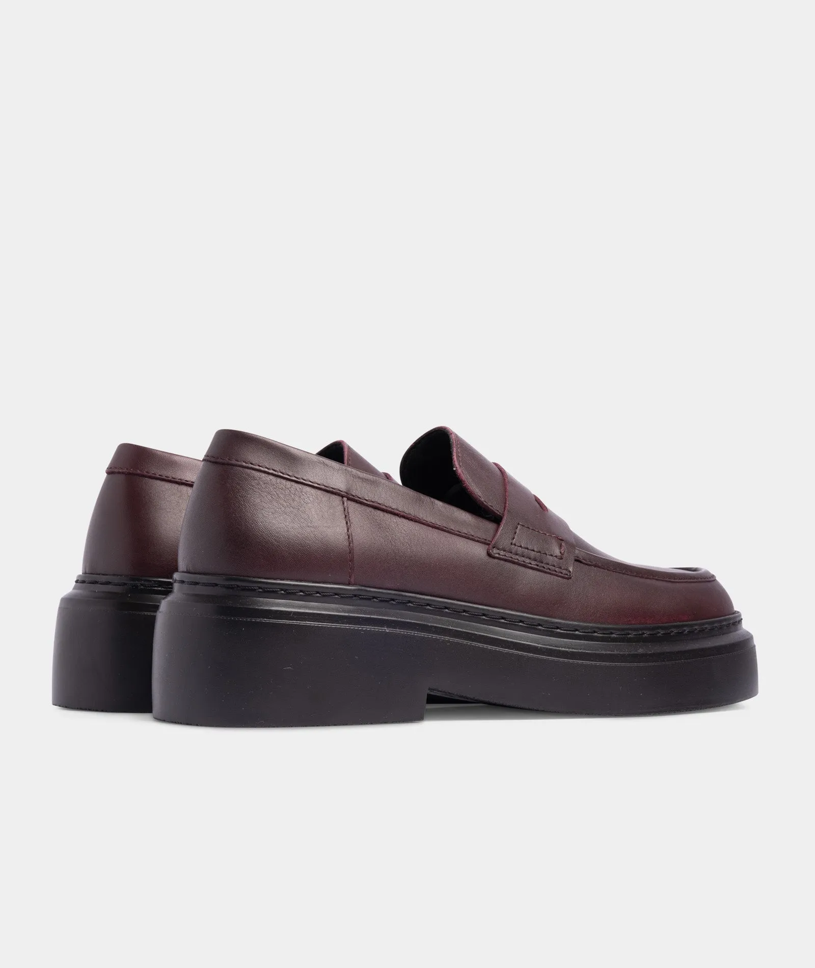 June Loafer - Bordeaux Leather