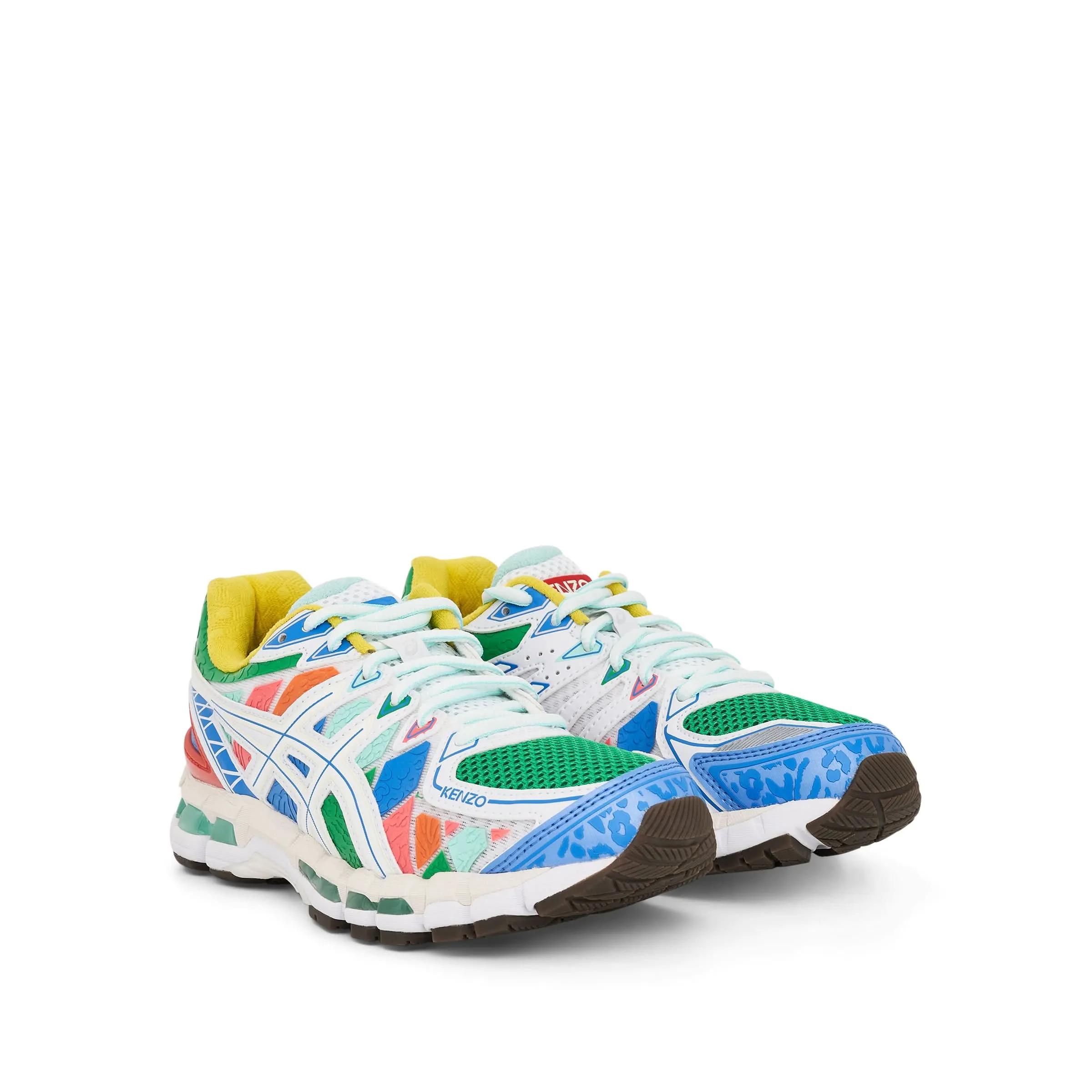 Kenzo x ASICS Gel Kayano 20 in White/Yellow