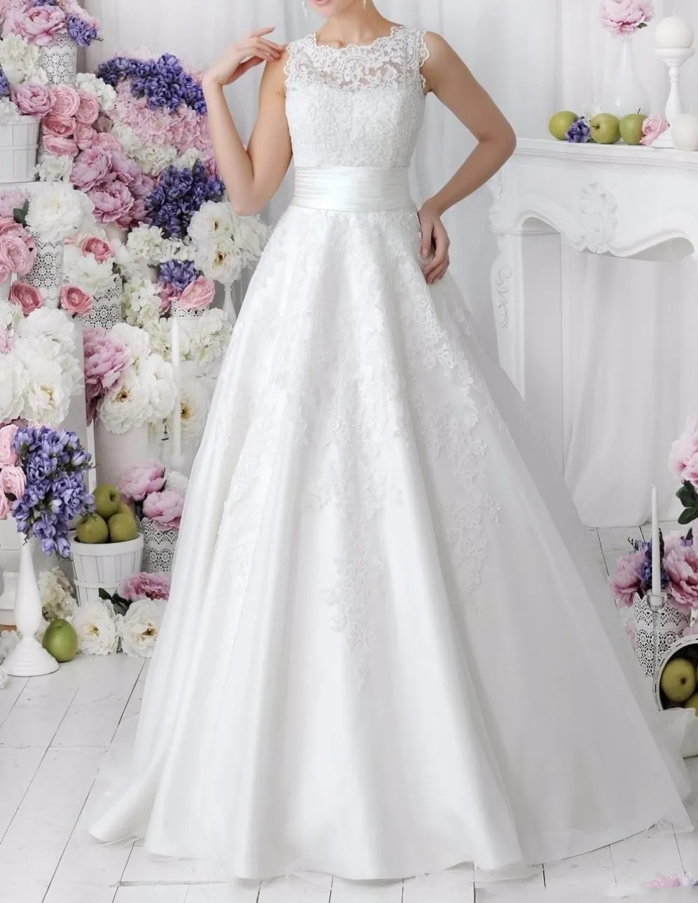 Lace Wedding Dress With Detachable Skirt at Bling Brides Bouquet online bridal store