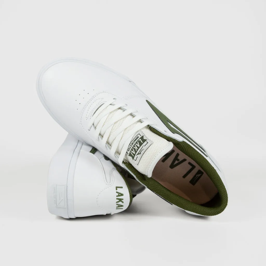 Lakai - Manchester Shoes - White / Olive